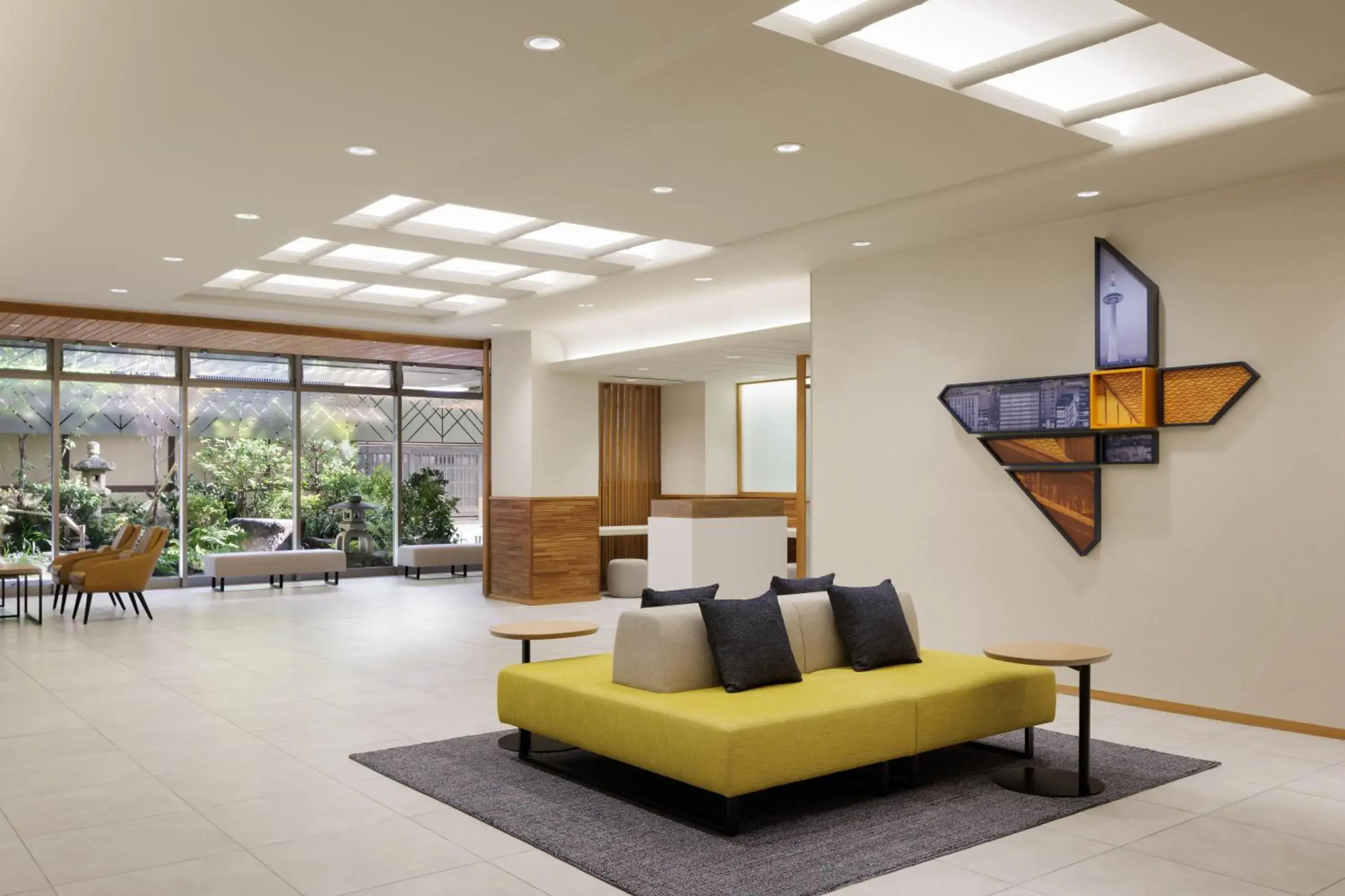 Lobby or reception in Four Points Flex by Sheraton Kyoto Oike Lobby or reception in Four Points Flex by Sheraton Kyoto Oike