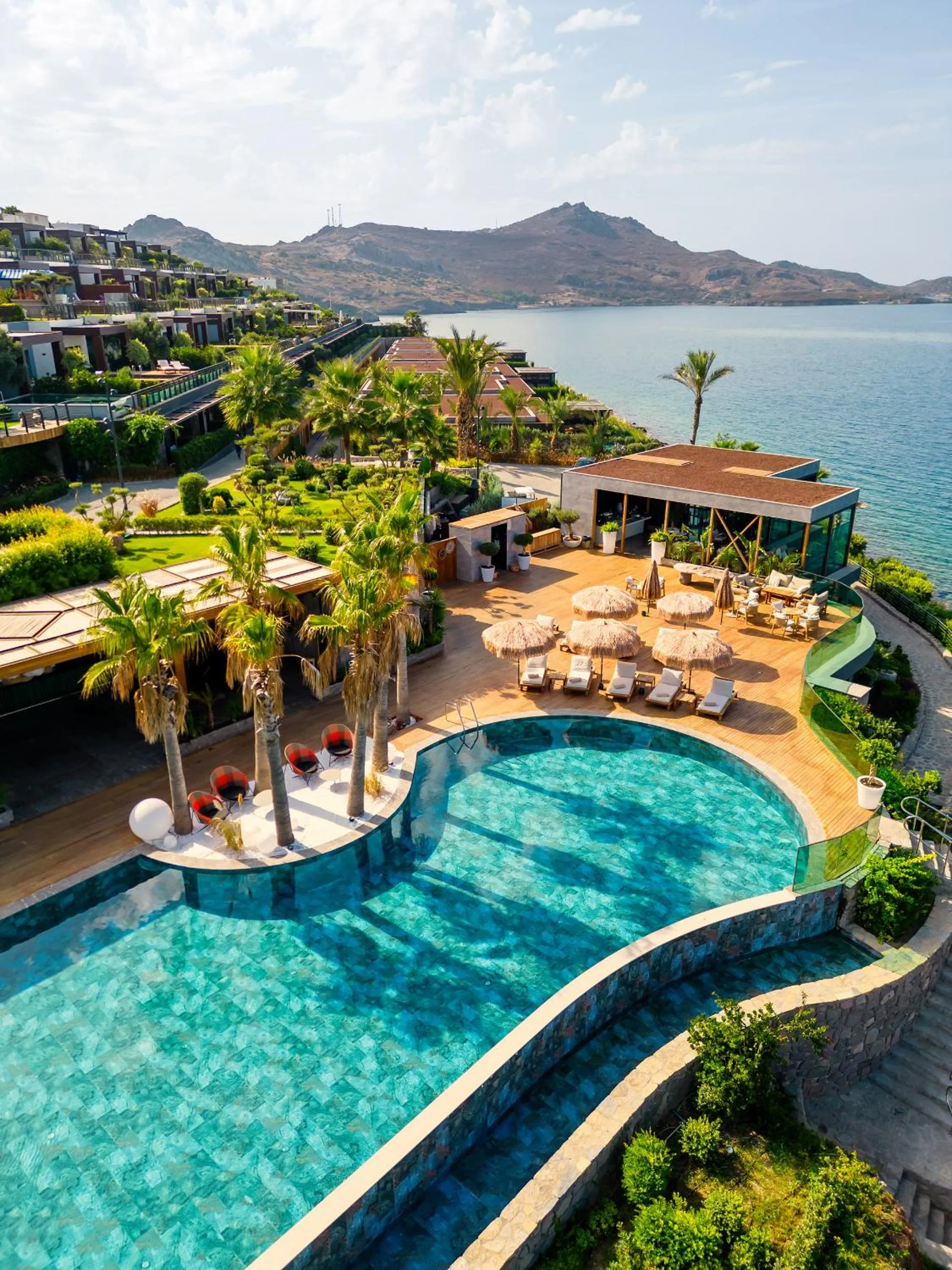 Pool view in Root Redrock Yalıkavak