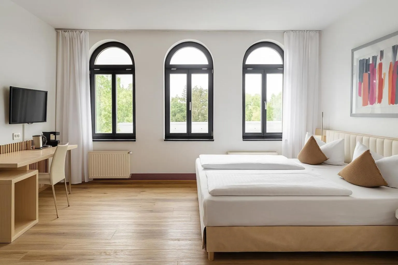 Photo of the whole room, Bed in Hotel Villa Noel am Hauptbahnhof