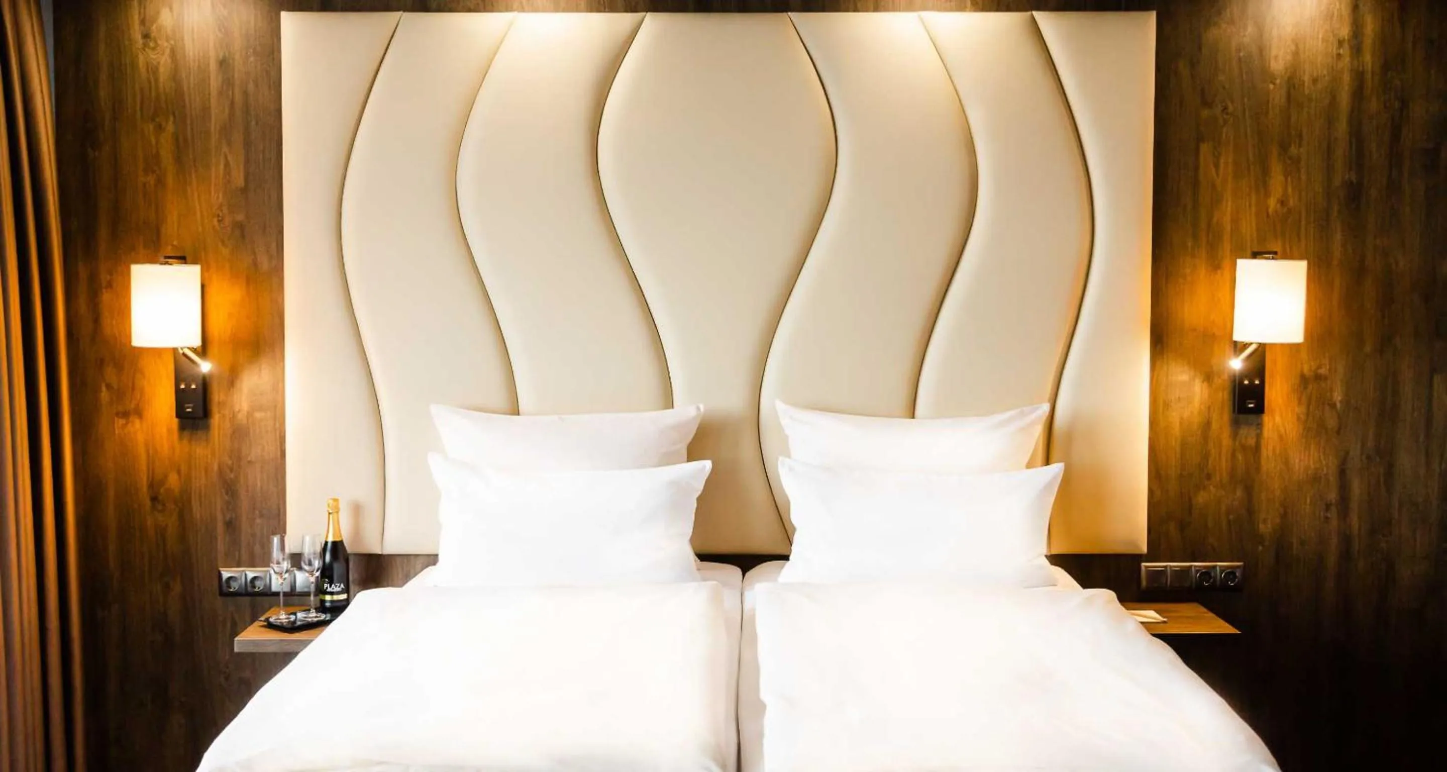 Bed in PLAZA Premium Timmendorfer Strand