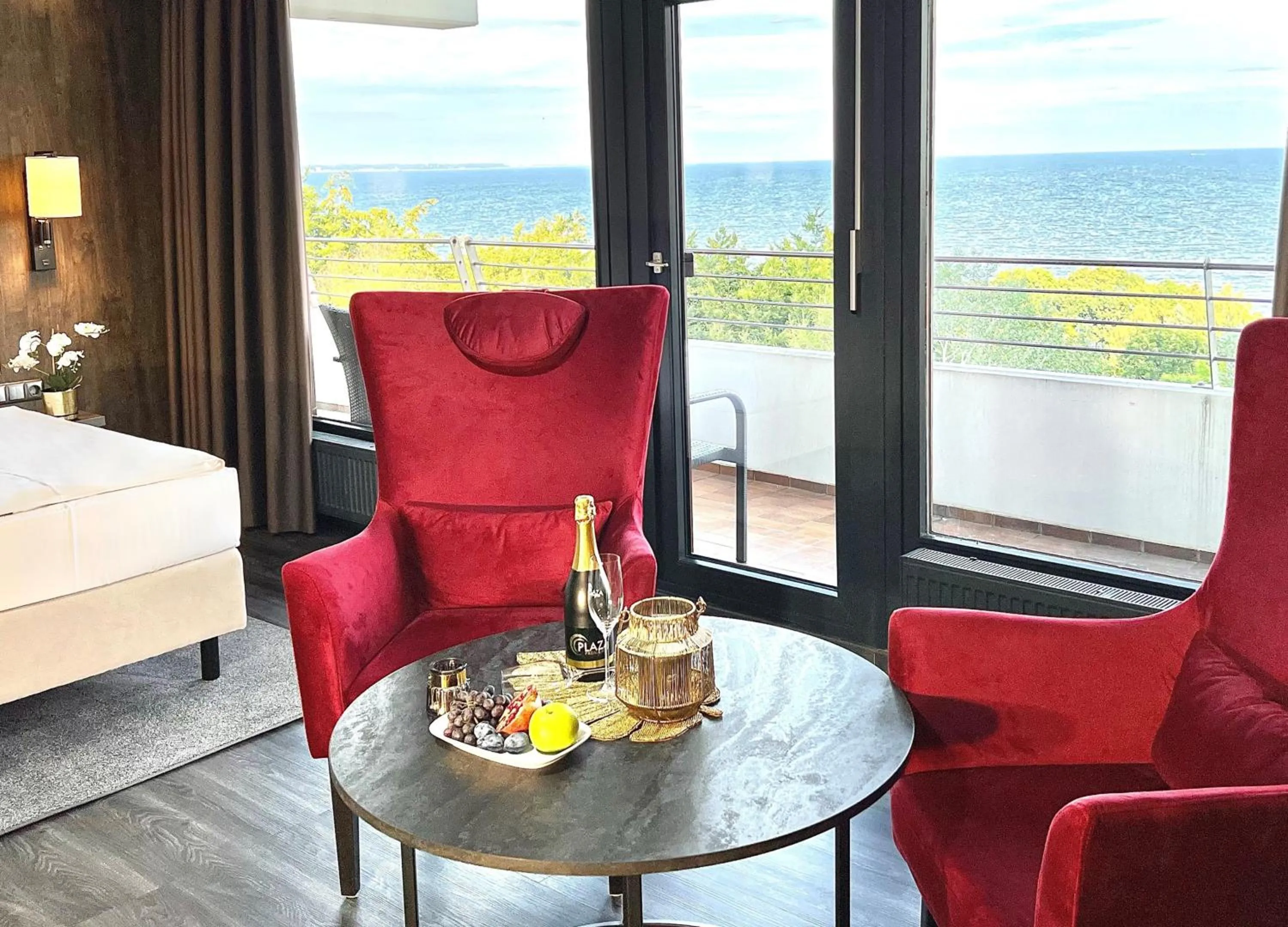 Seating area in PLAZA Premium Timmendorfer Strand