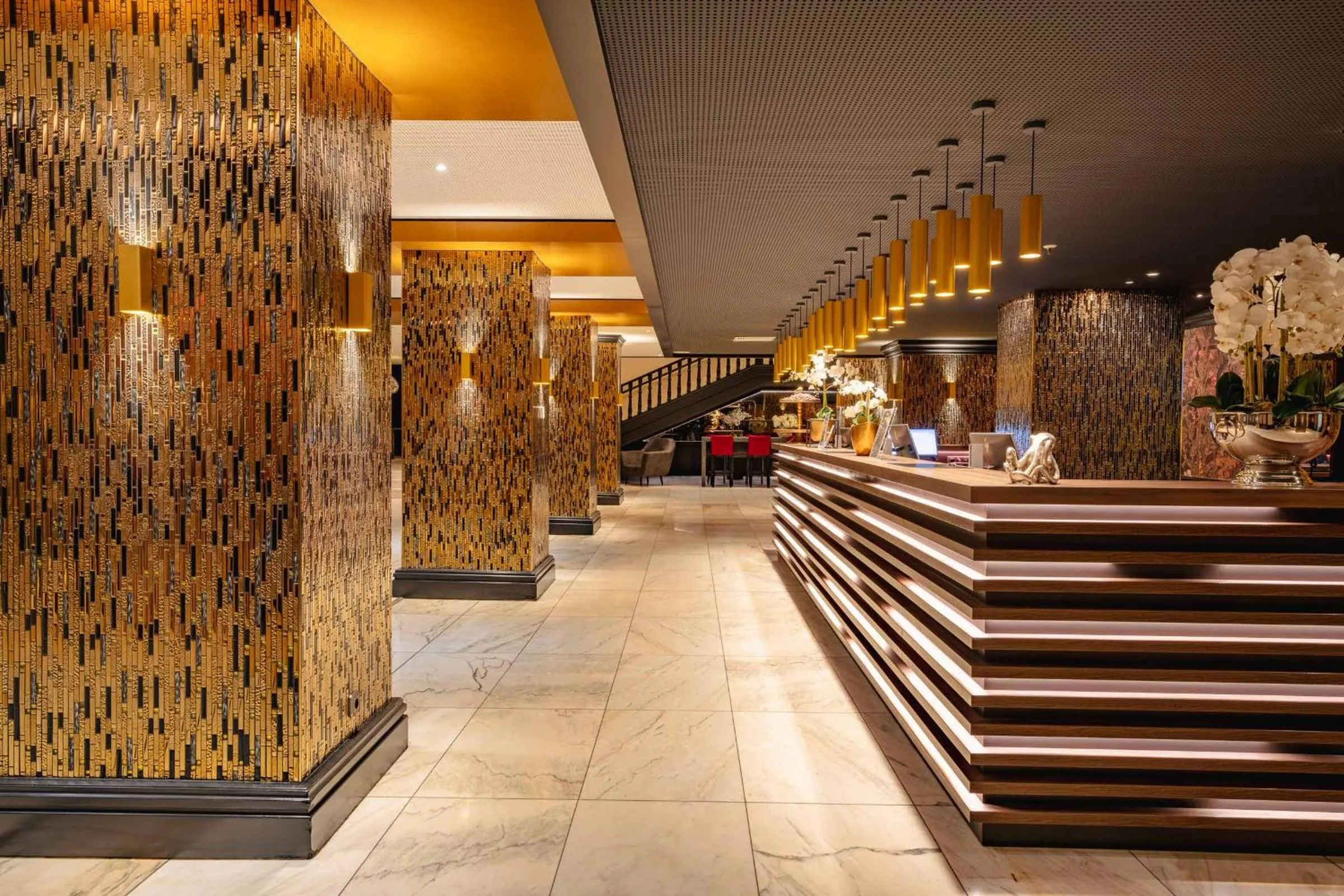 Lobby or reception in PLAZA Premium Timmendorfer Strand