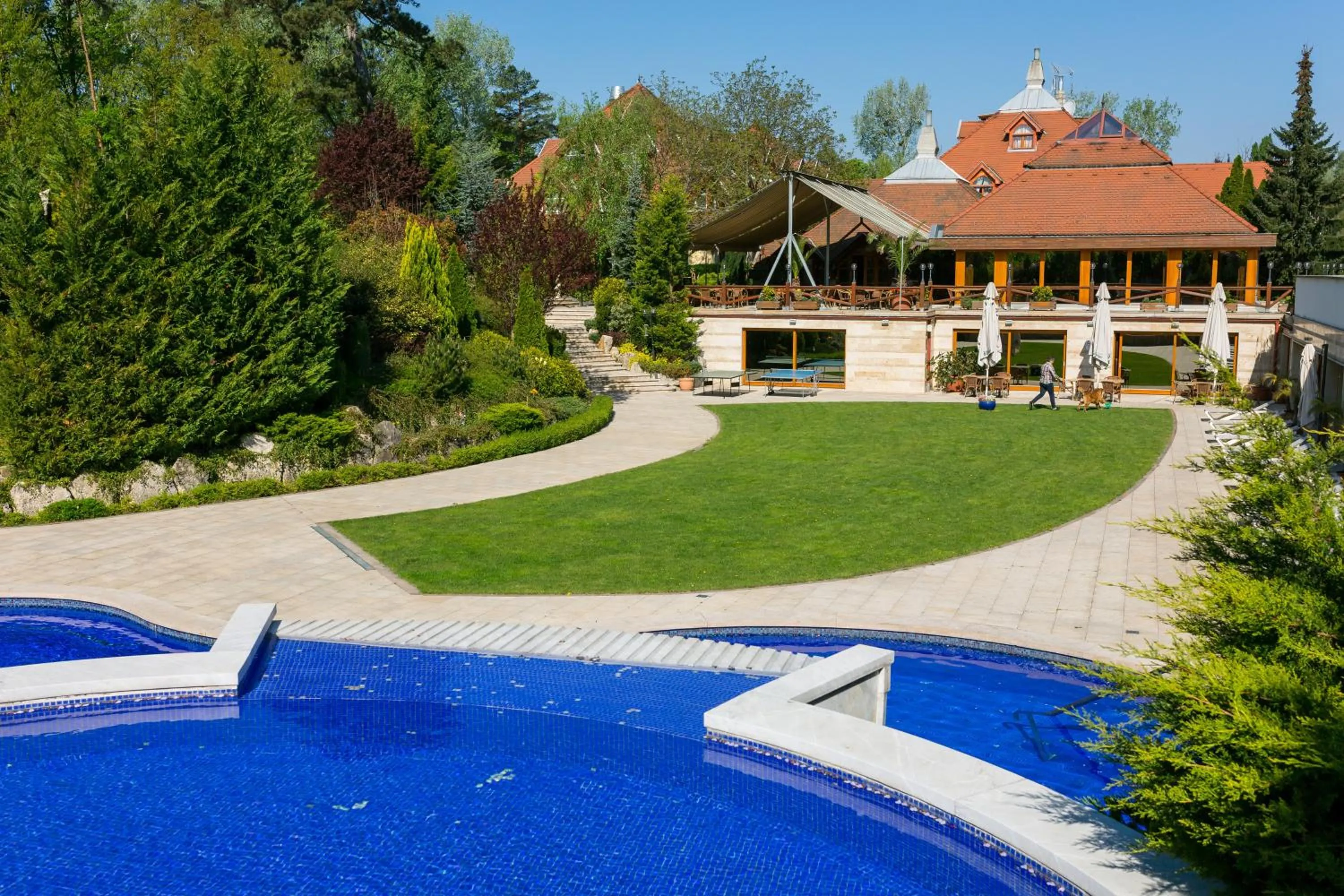 Garden in Hotel Gottwald