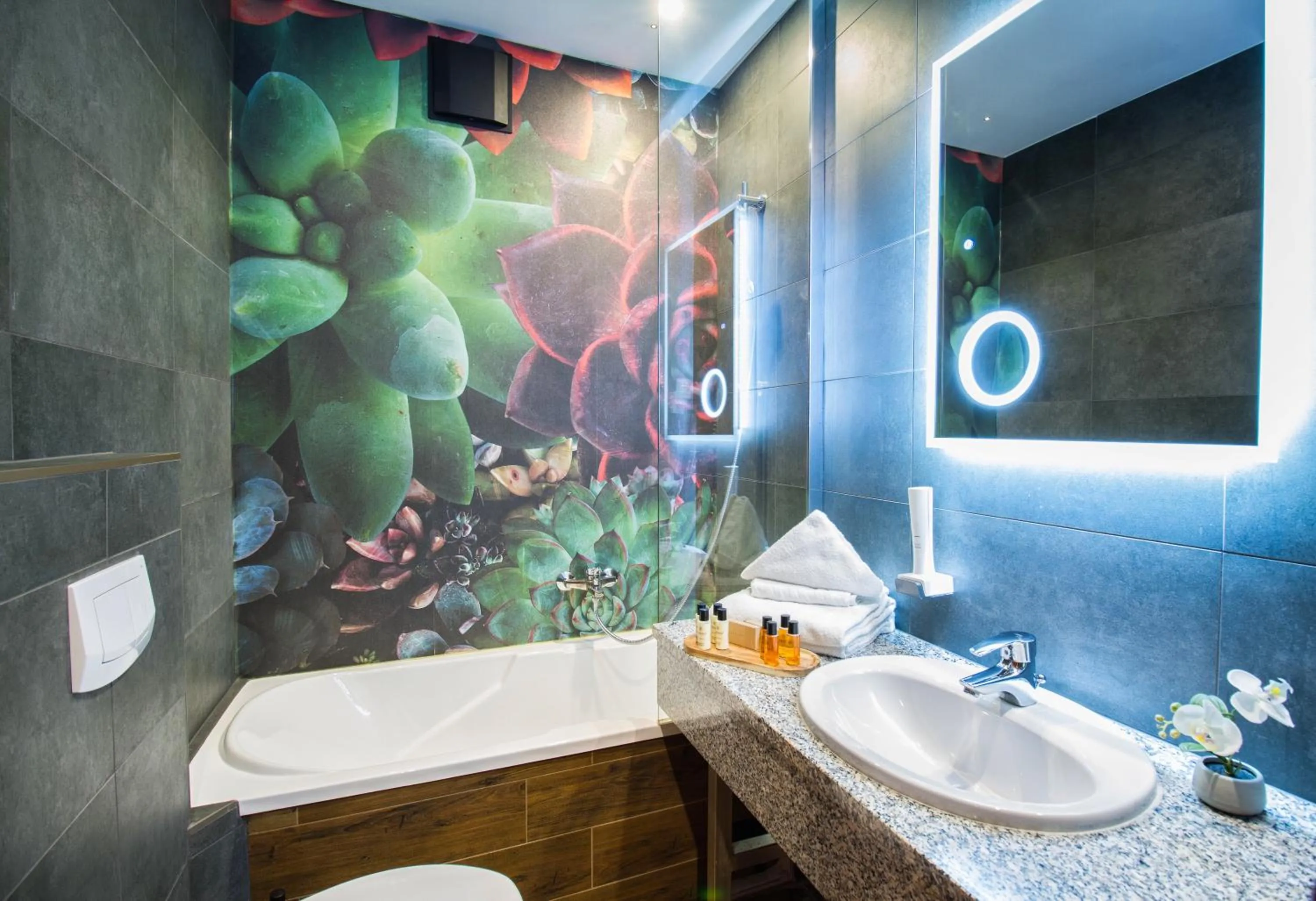 Bathroom in Hotel Gottwald