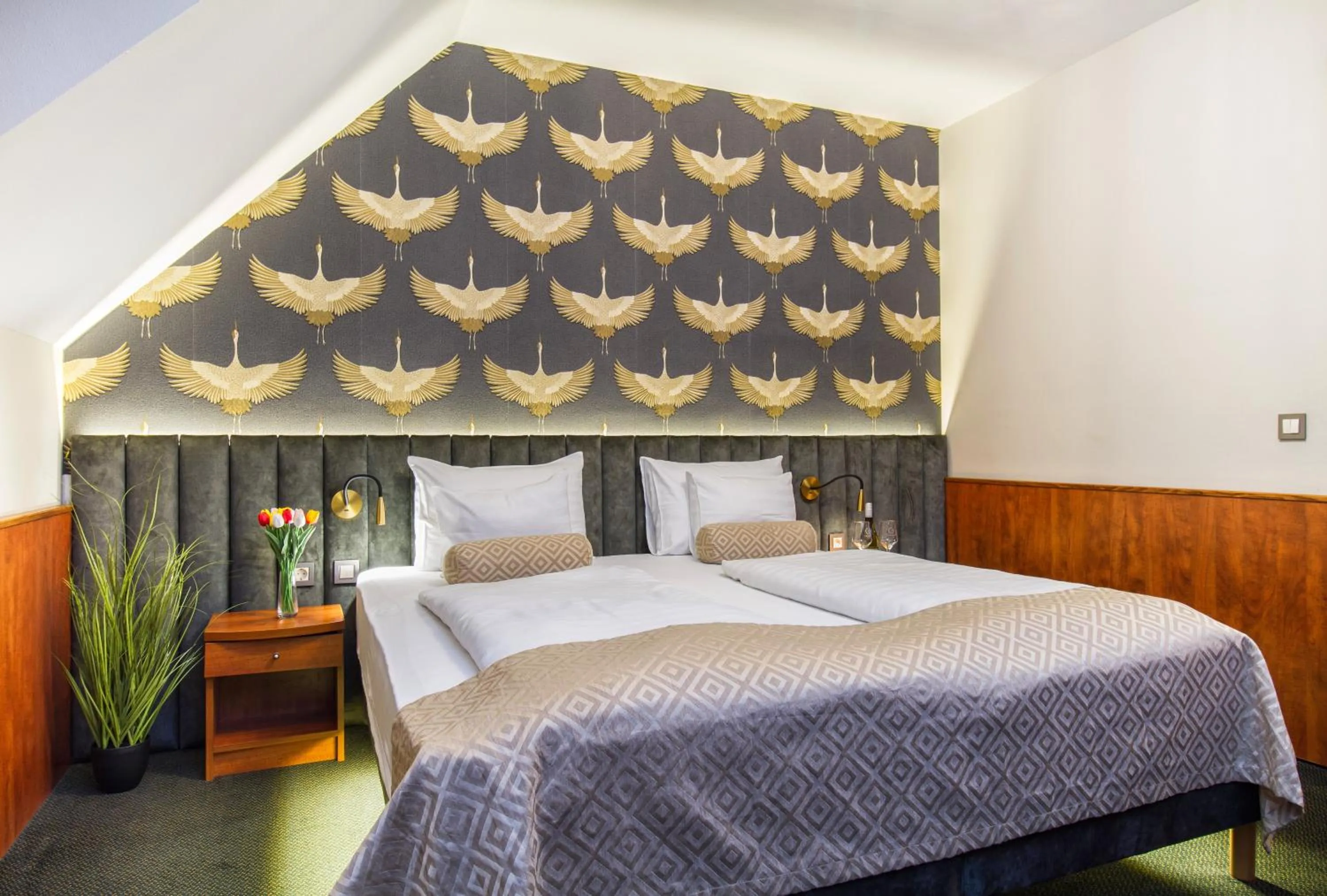 Bedroom, Bed in Hotel Gottwald