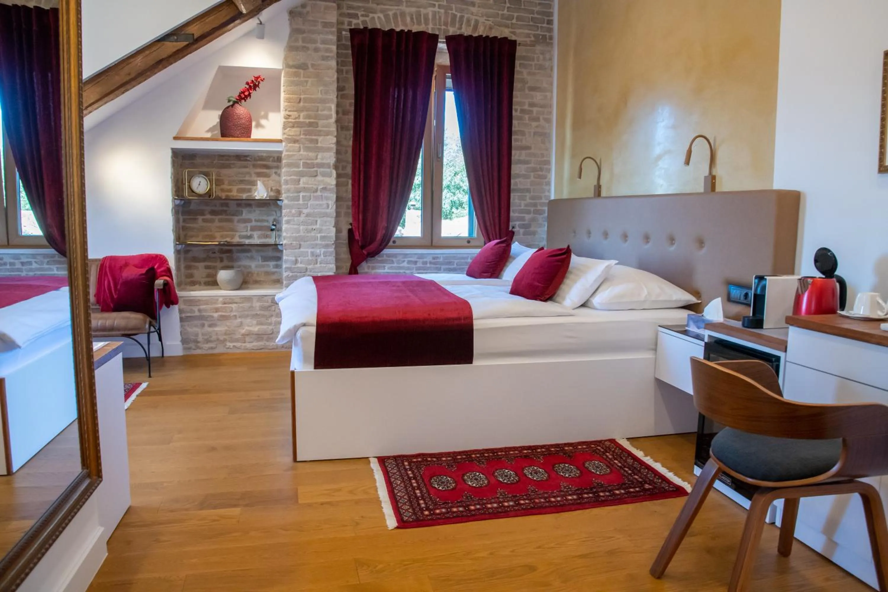 Bed in Oblivion Luxury Rooms