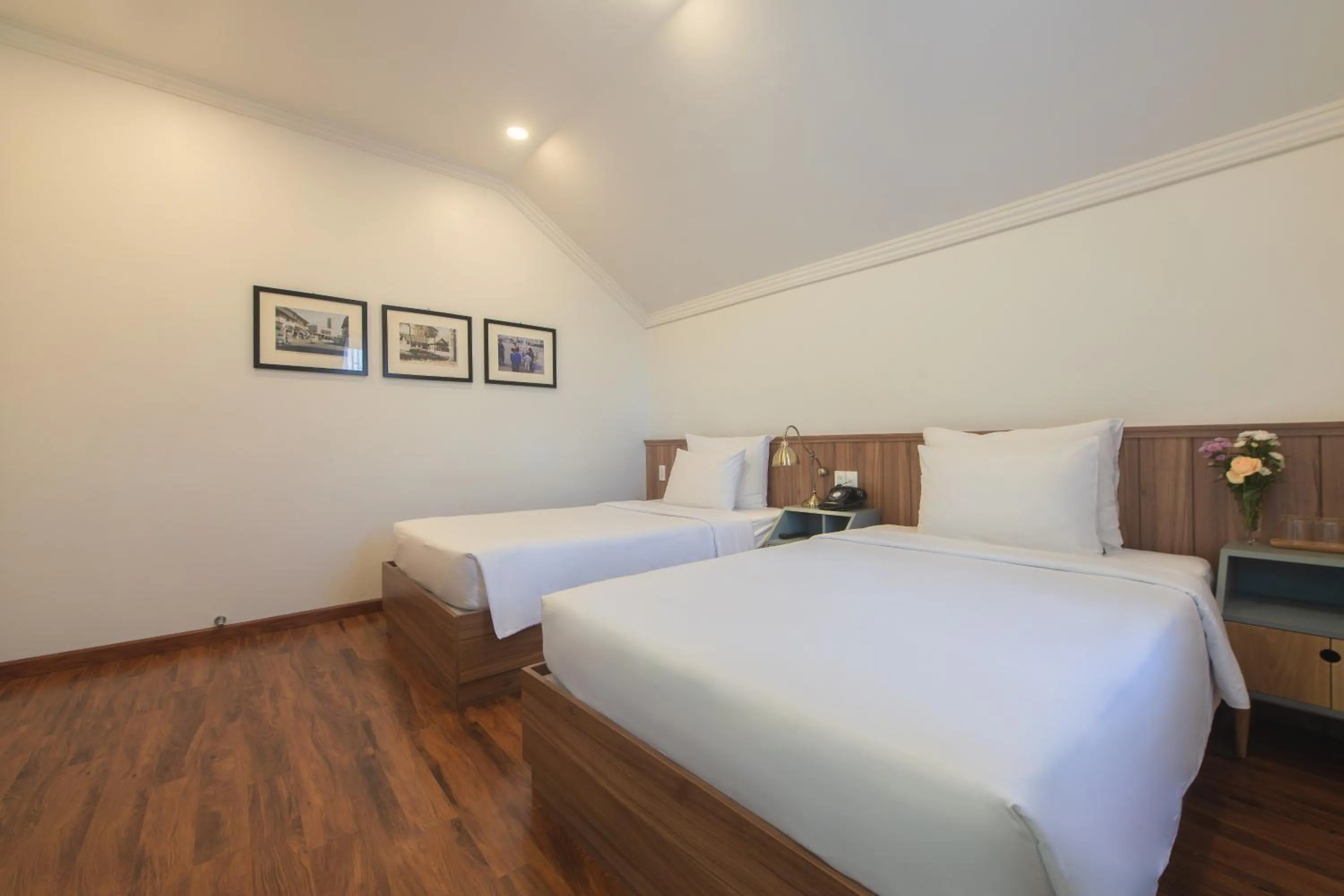 Bed in Le Soleil Boutique Hotel