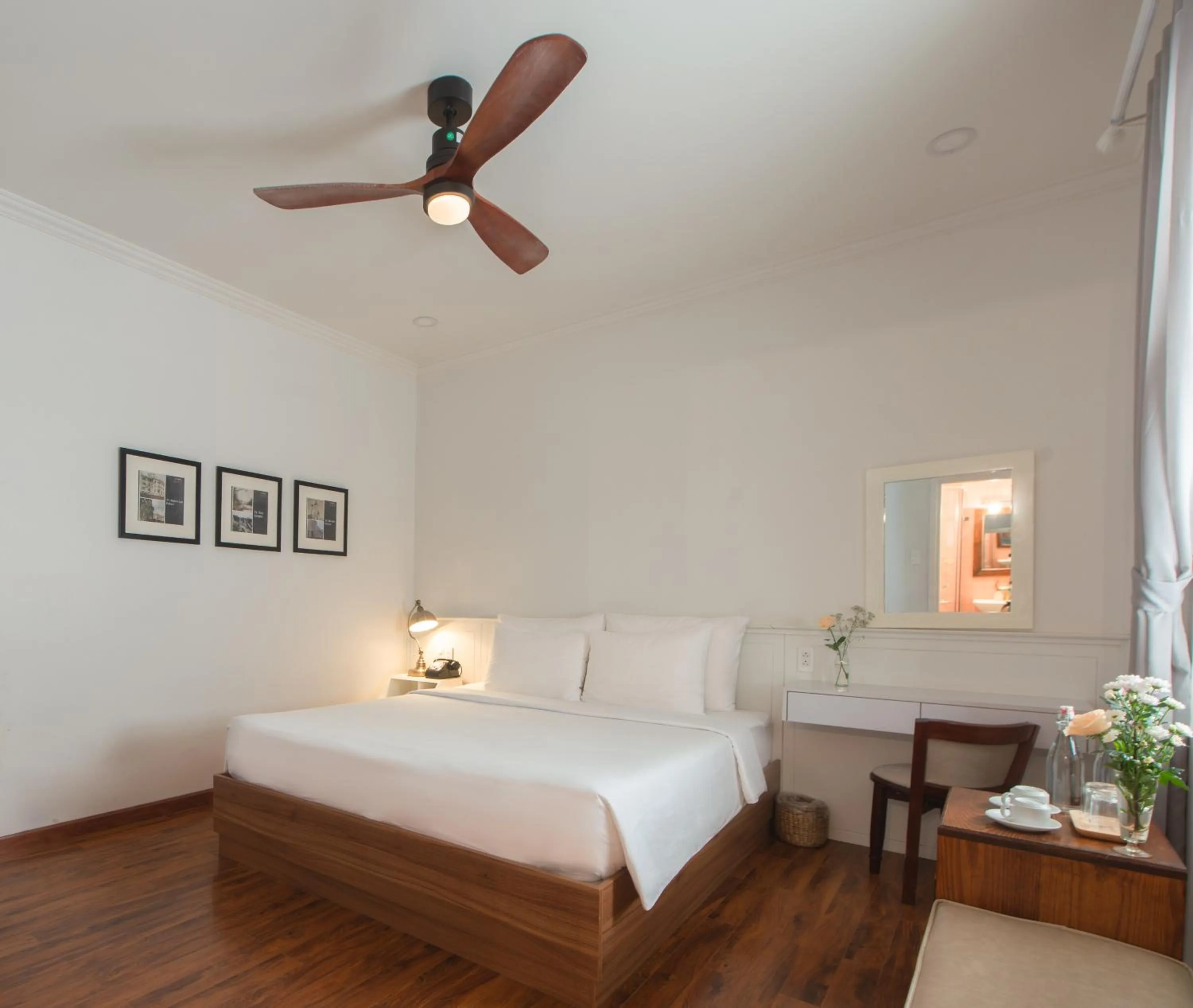 Bed in Le Soleil Boutique Hotel