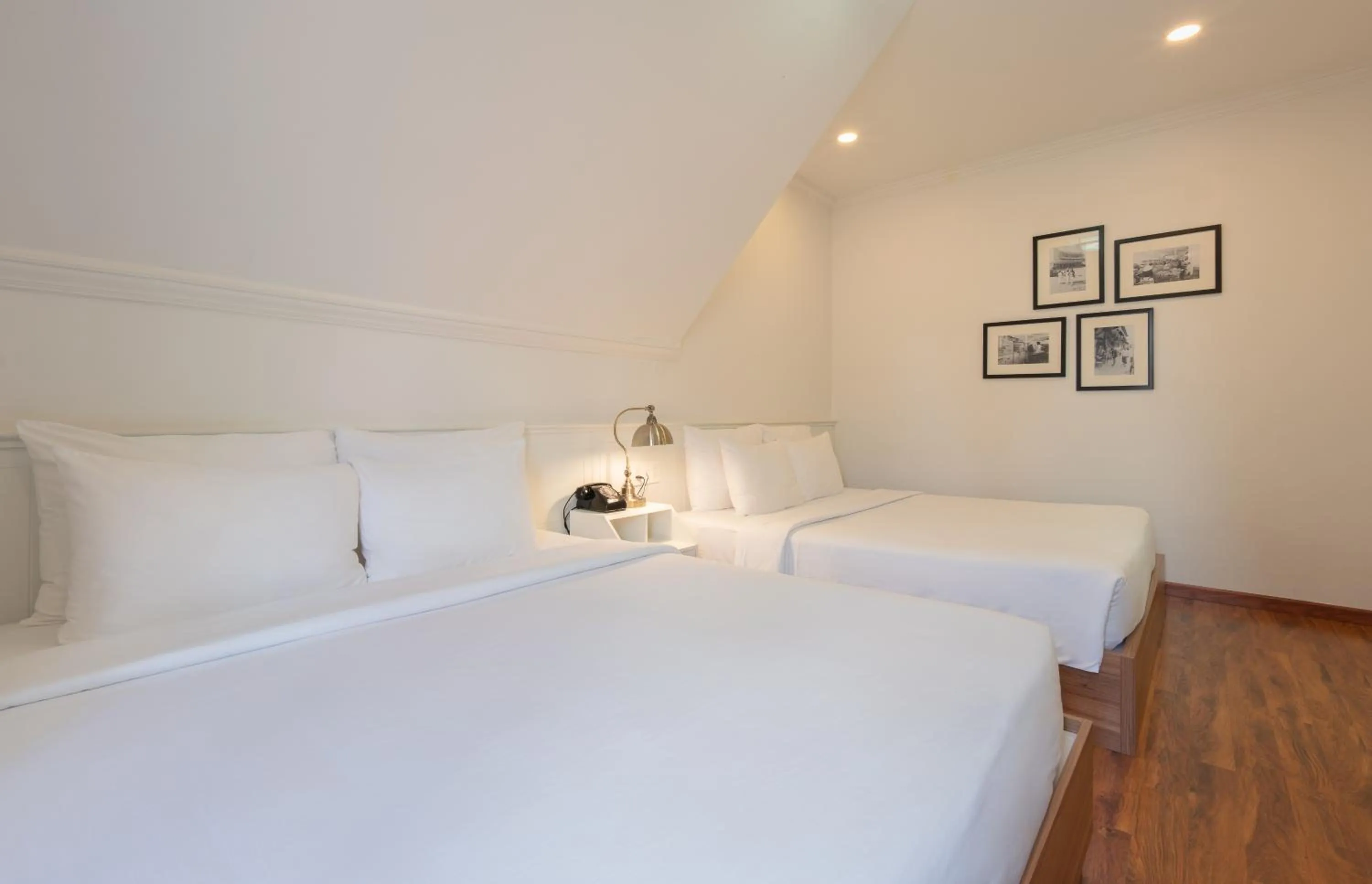 Bed in Le Soleil Boutique Hotel