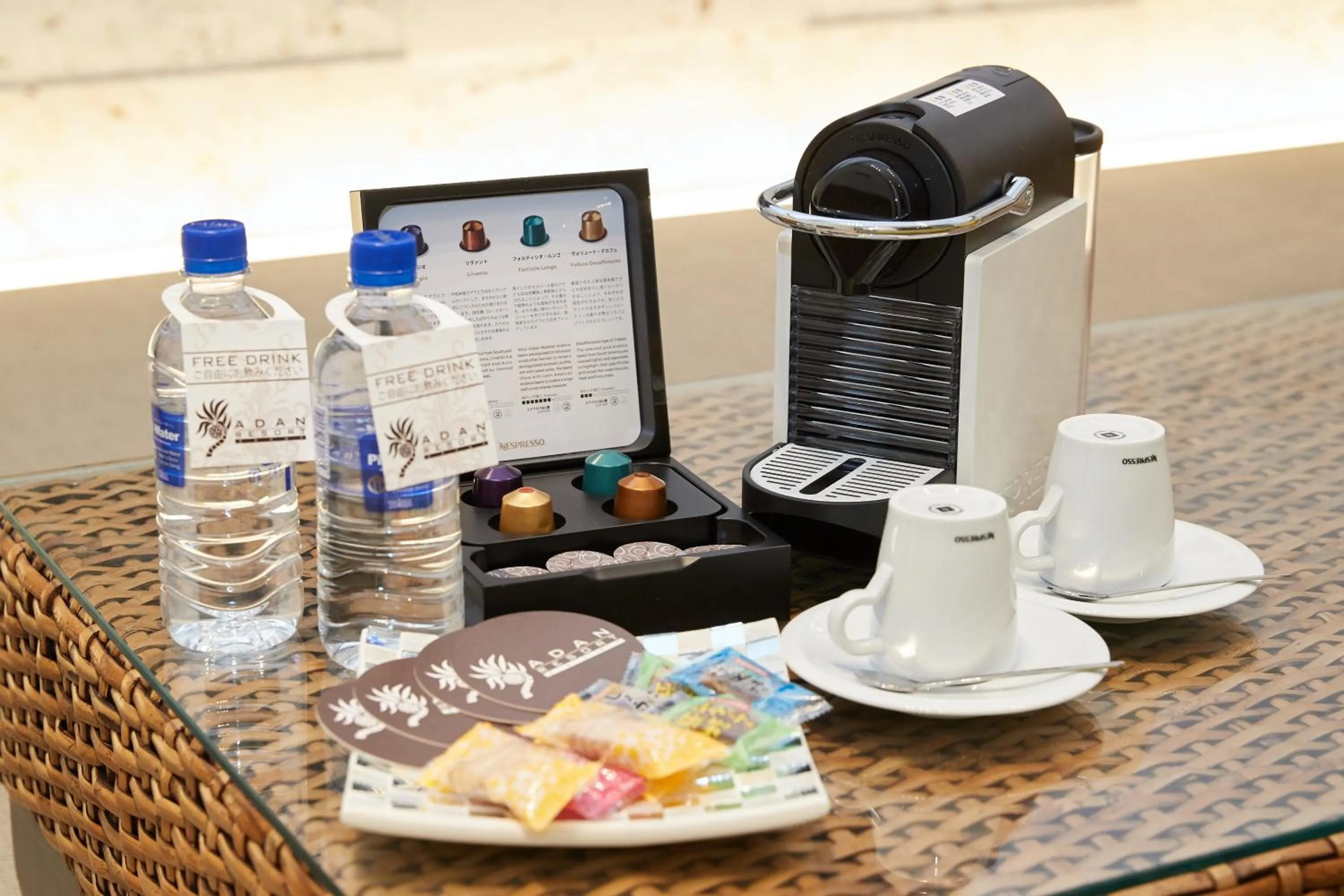 Coffee/tea facilities in ADAN RESORT HANALI village sesokojima