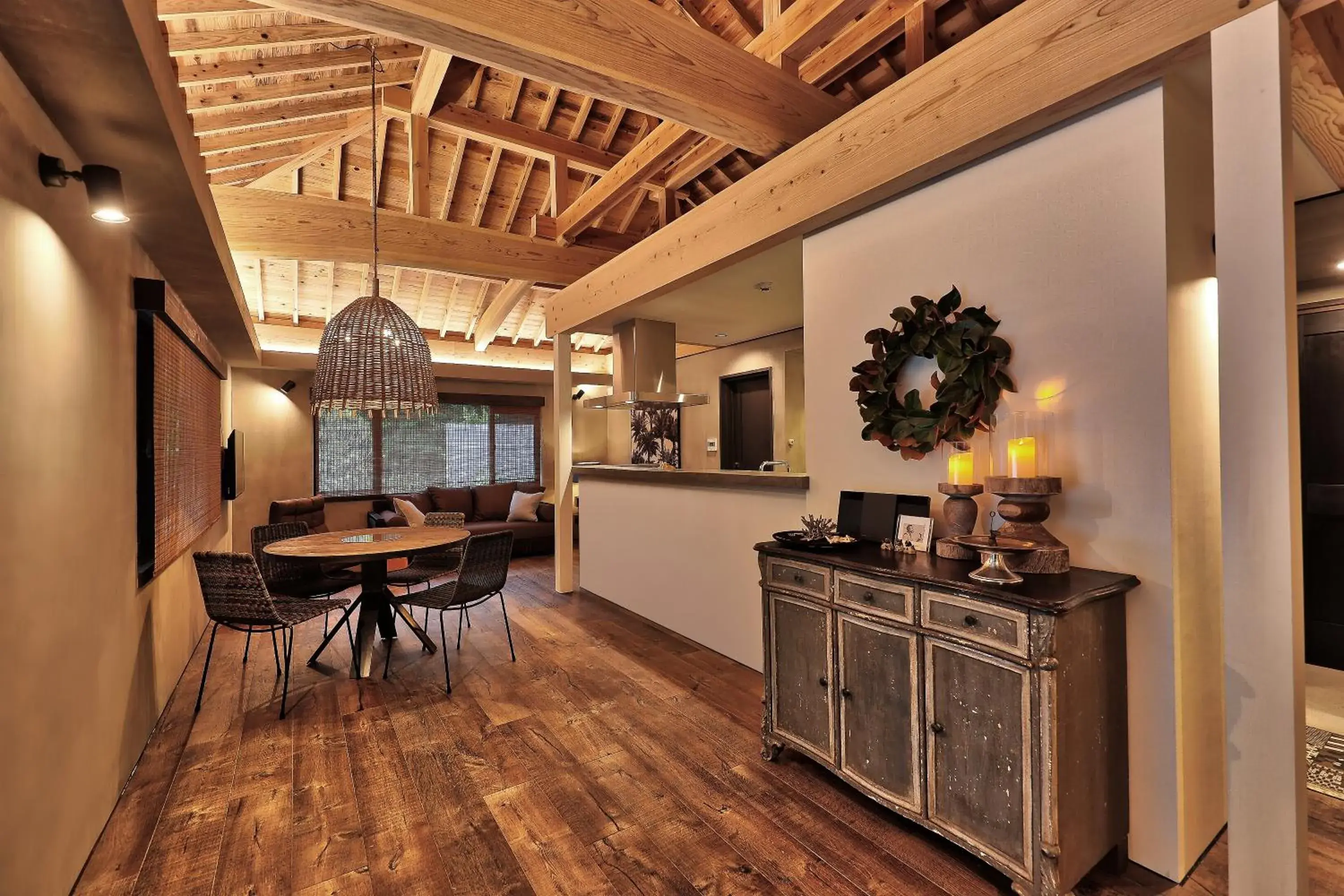 Living room in ADAN RESORT HANALI village sesokojima Living room in ADAN RESORT HANALI village sesokojima