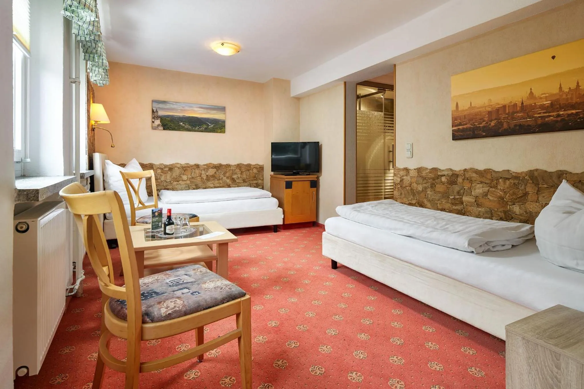 Bed in Hotel Ladenmühle