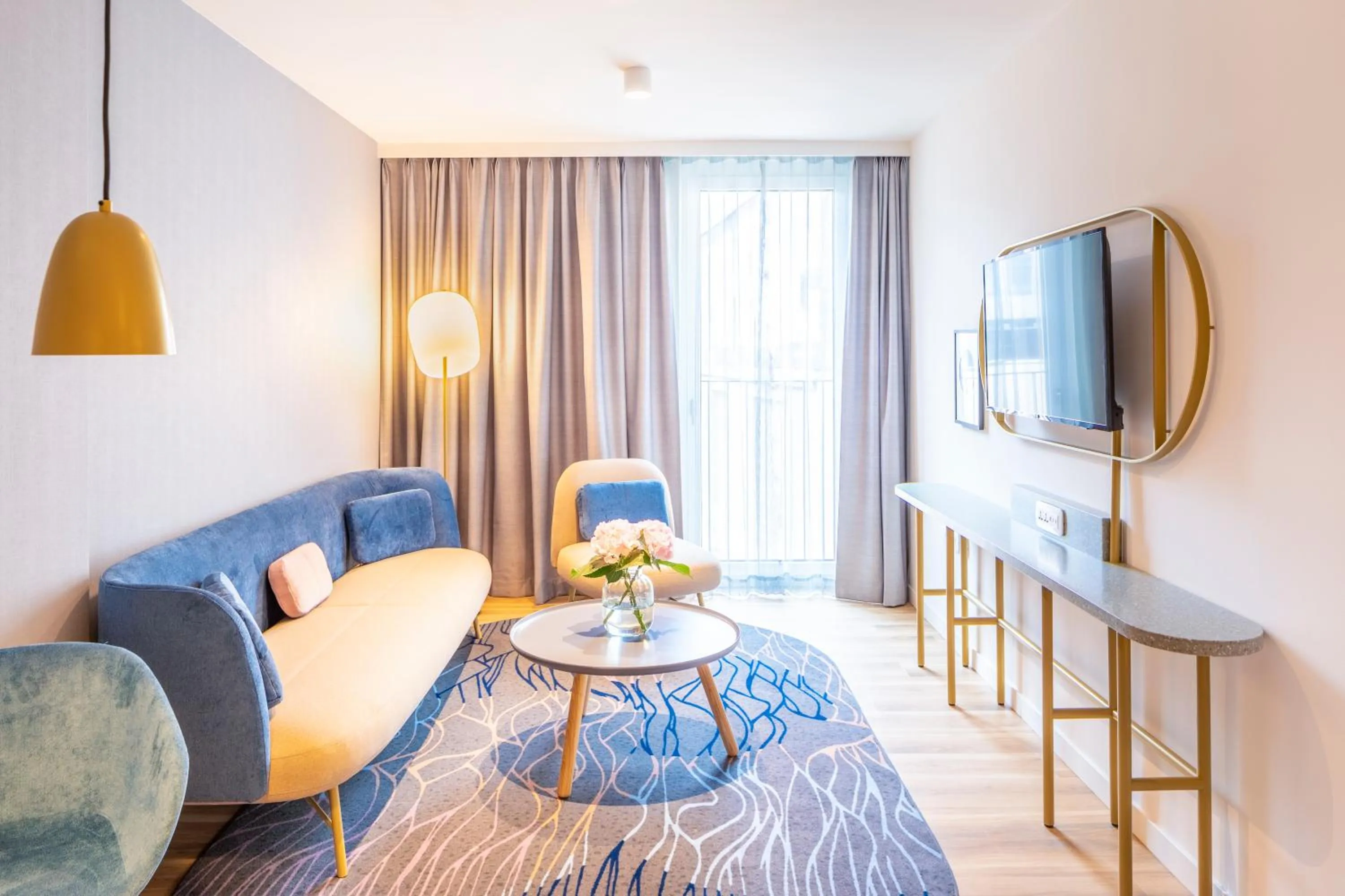 Living room, Bed in Capri by Fraser Leipzig