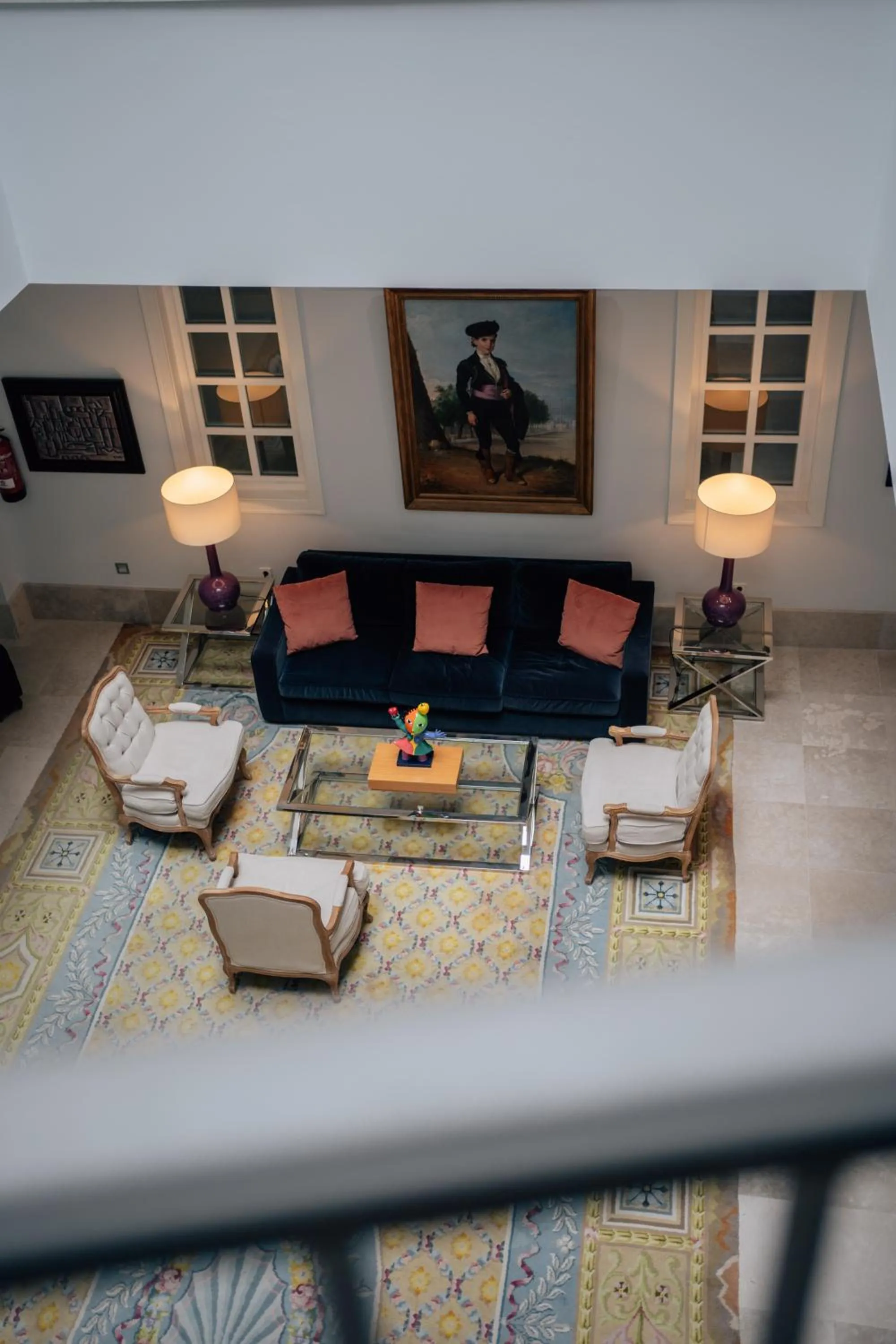 Living room in Hotel Boutique Palacio Corredera