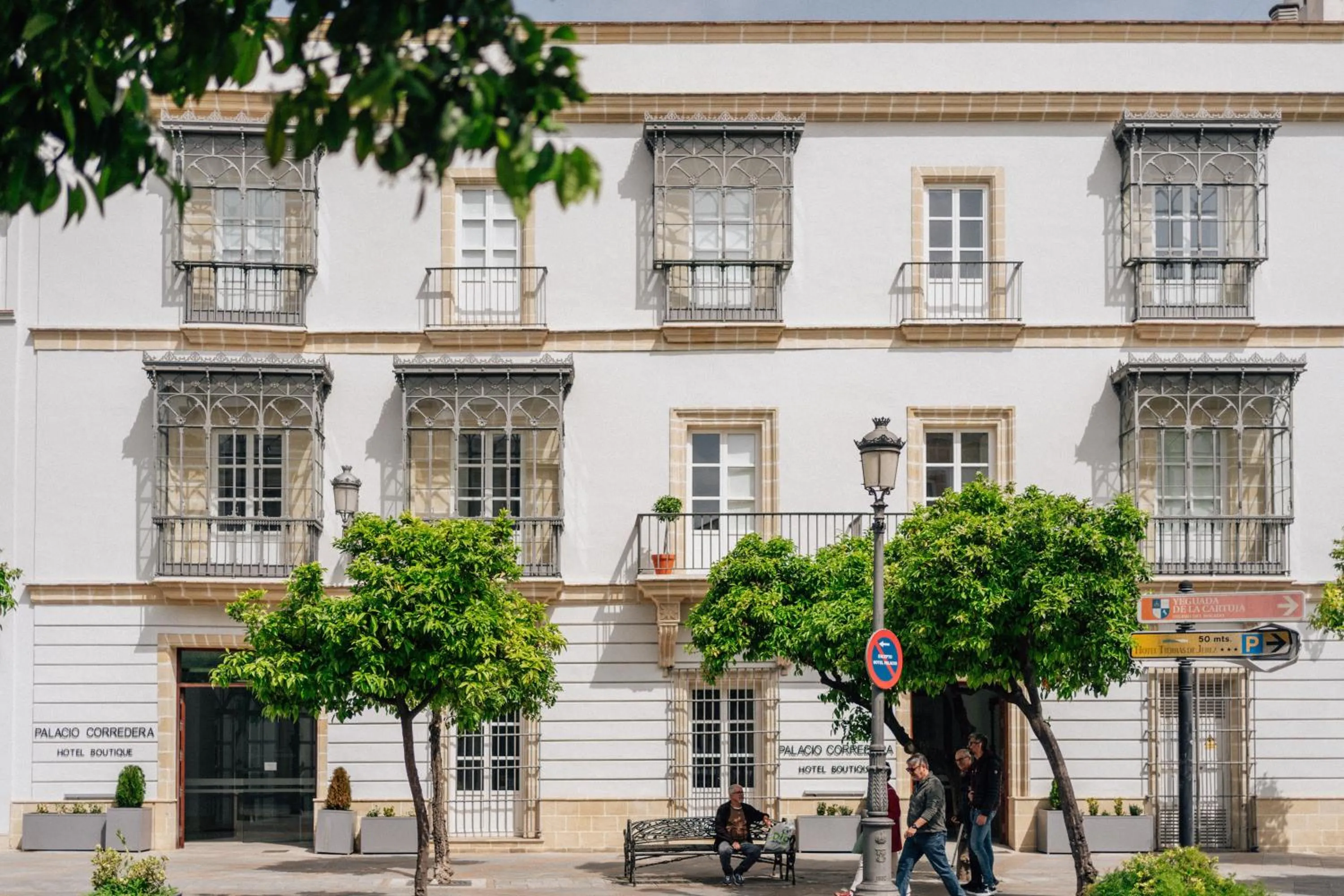 Property building in Hotel Boutique Palacio Corredera