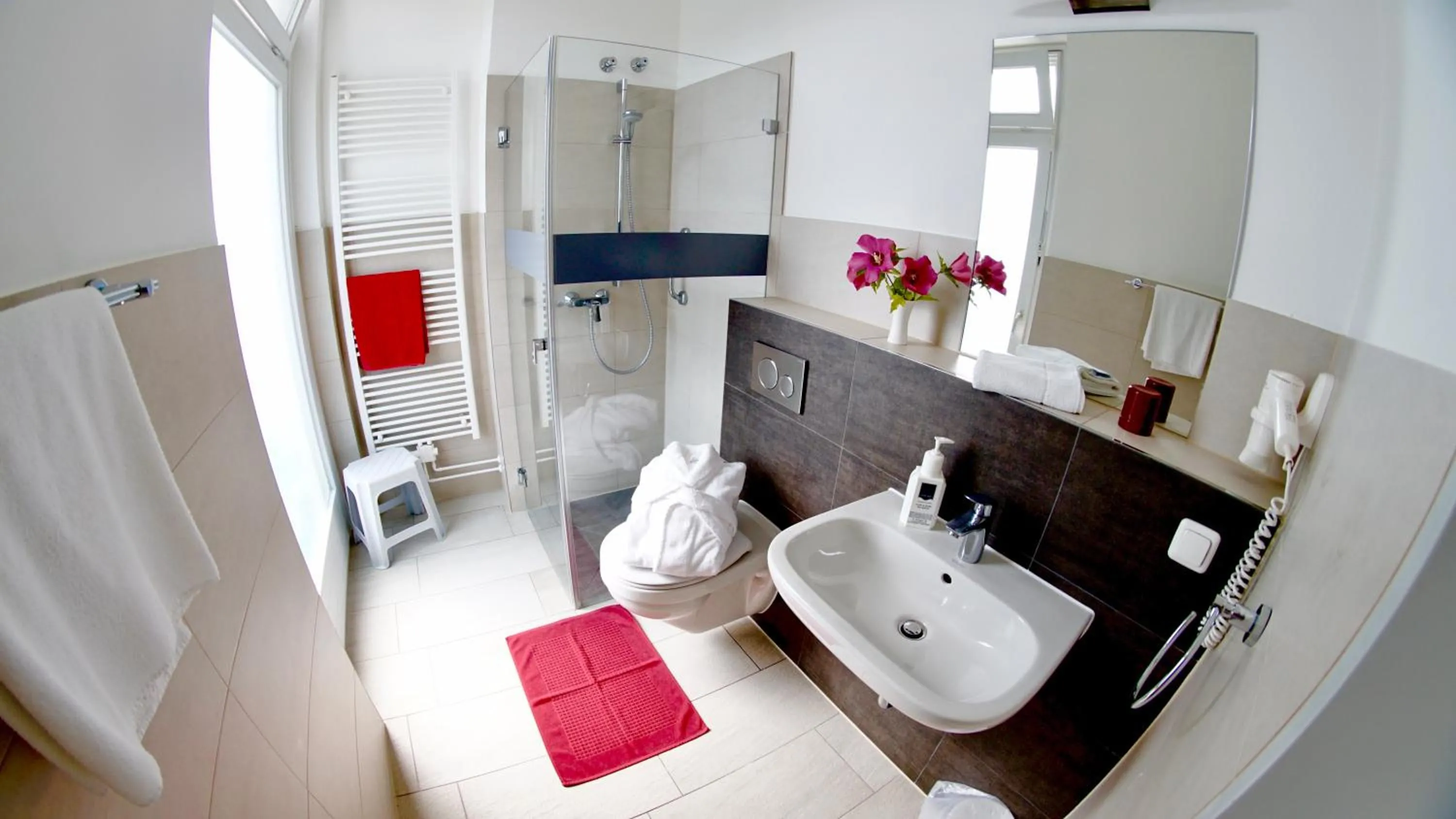 Bathroom in Aura Hotel