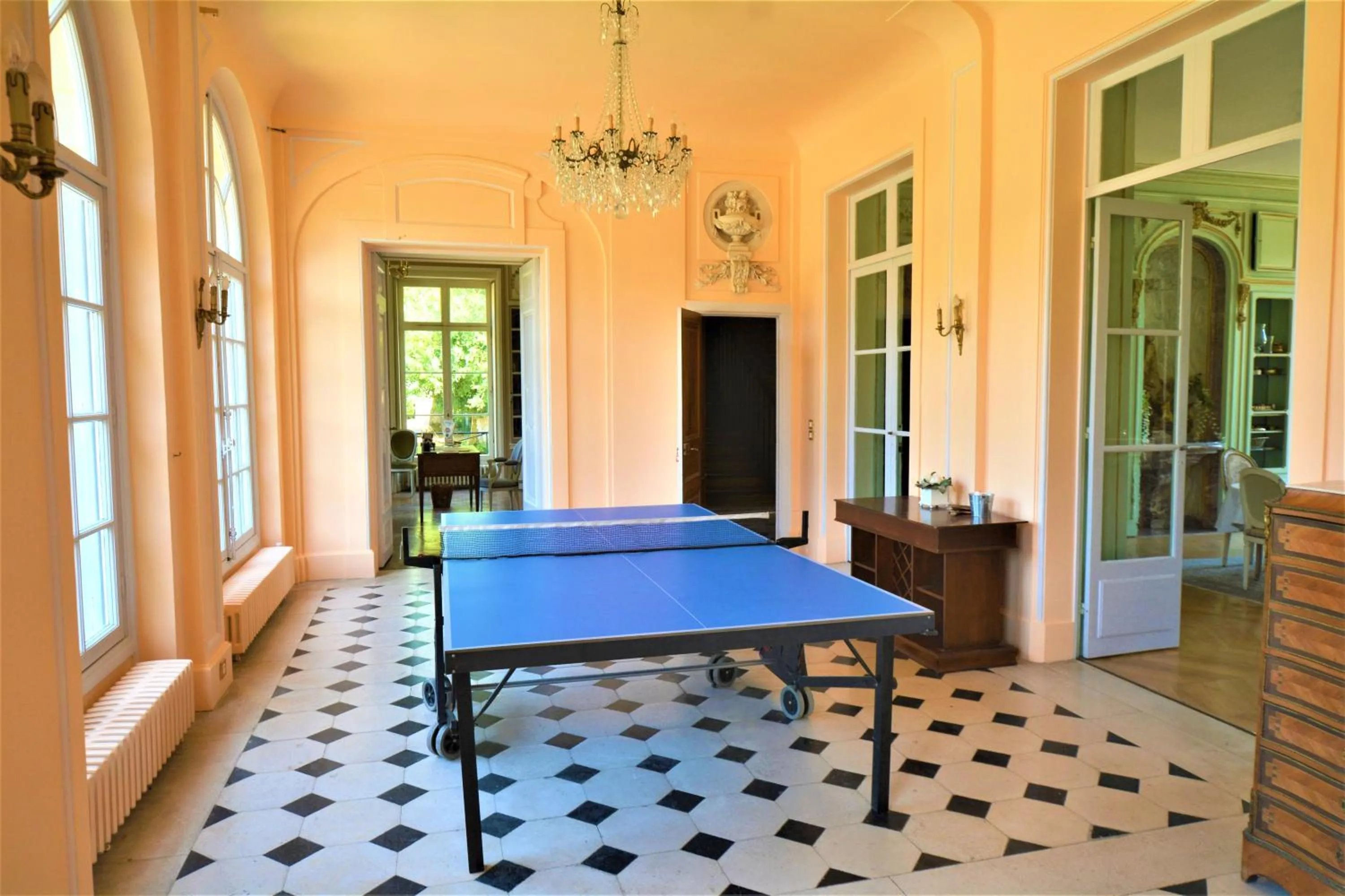 Game Room in Château du Boulay Morin