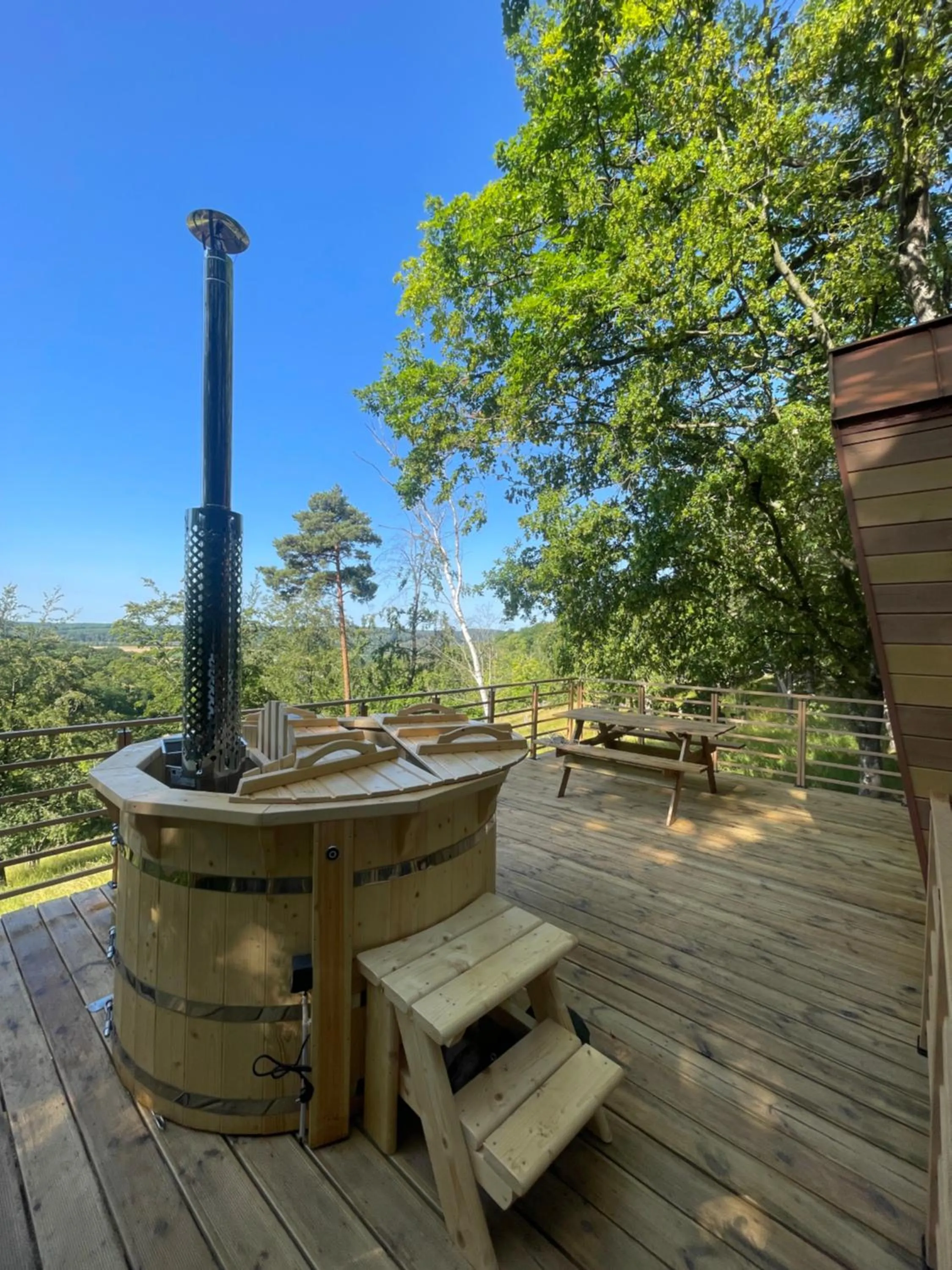 Patio in Château du Boulay Morin