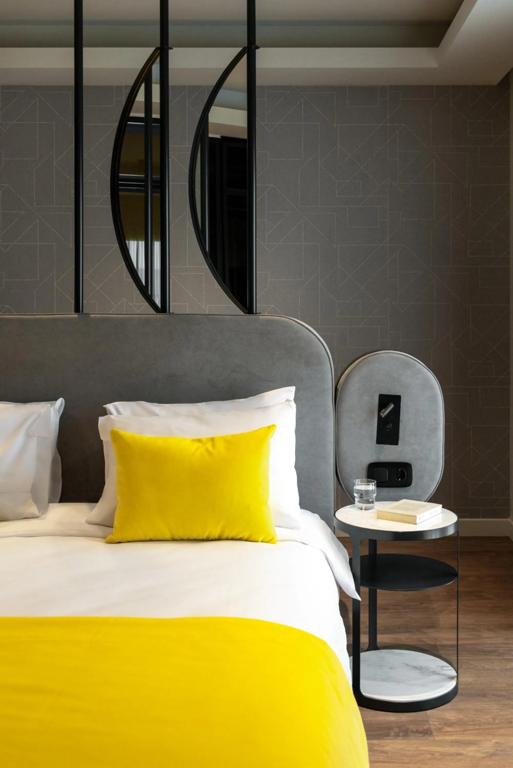 Bed in Colors Hotel Athens