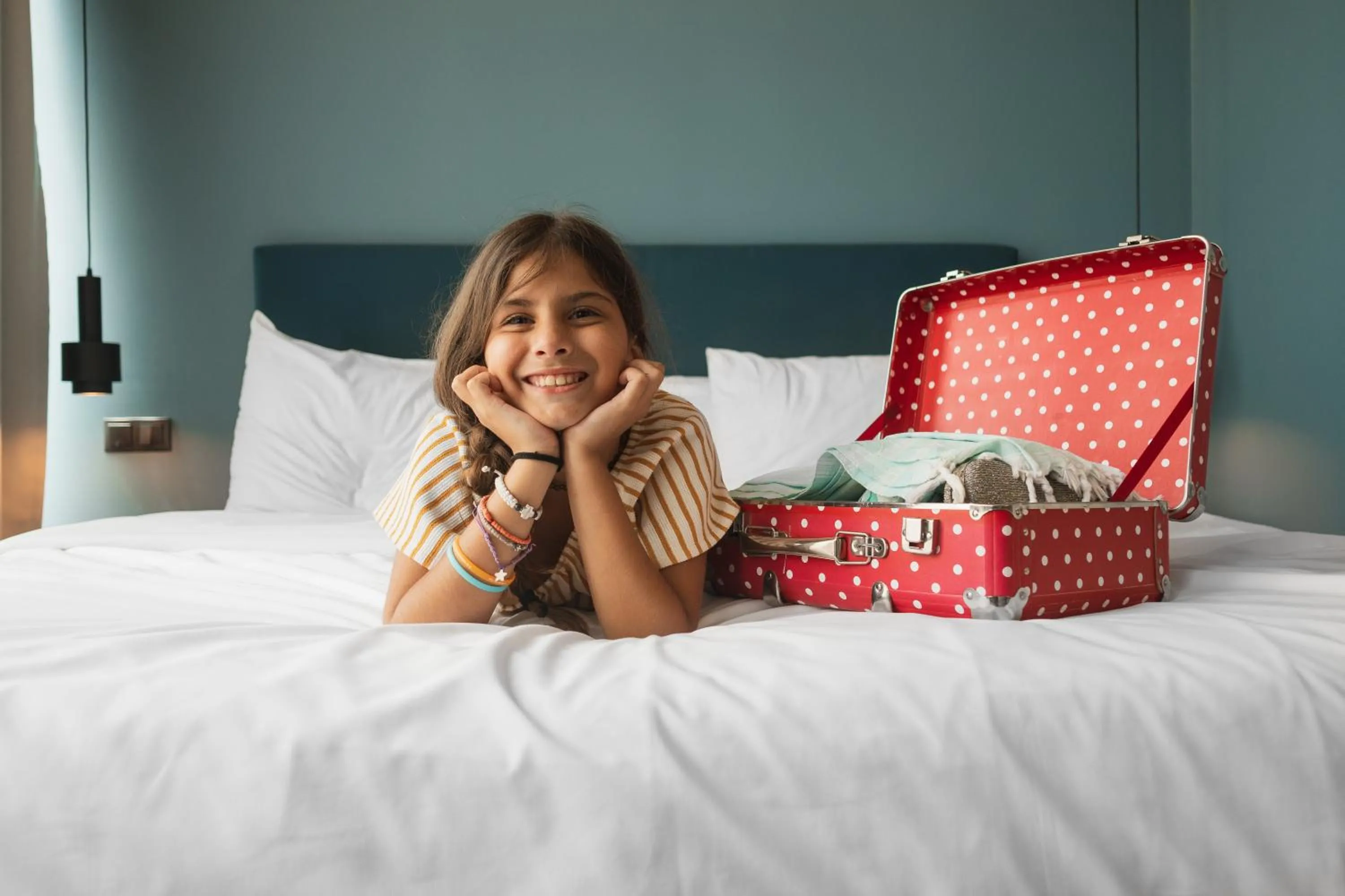 People, Bed in Colors Hotel Athens