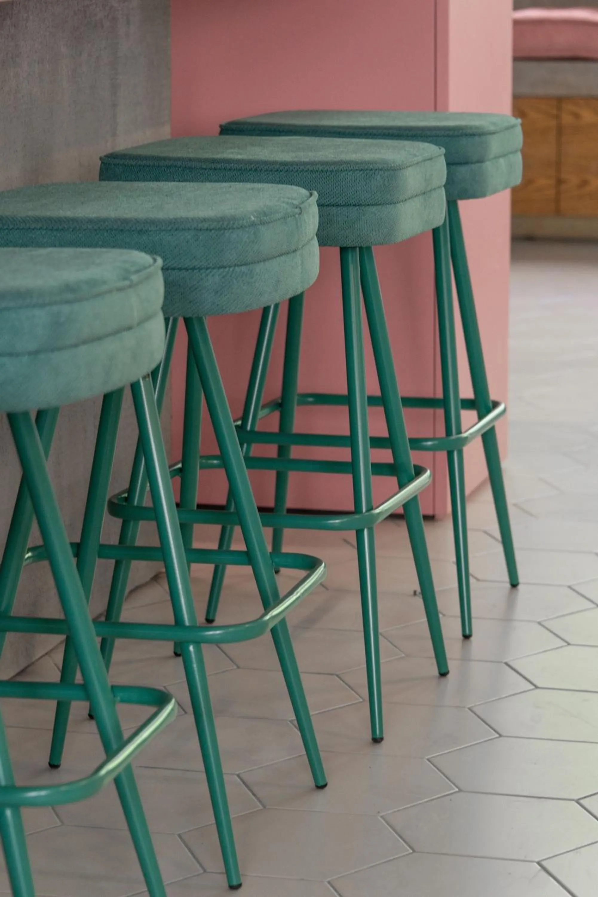 Communal lounge/ TV room in Colors Hotel Athens