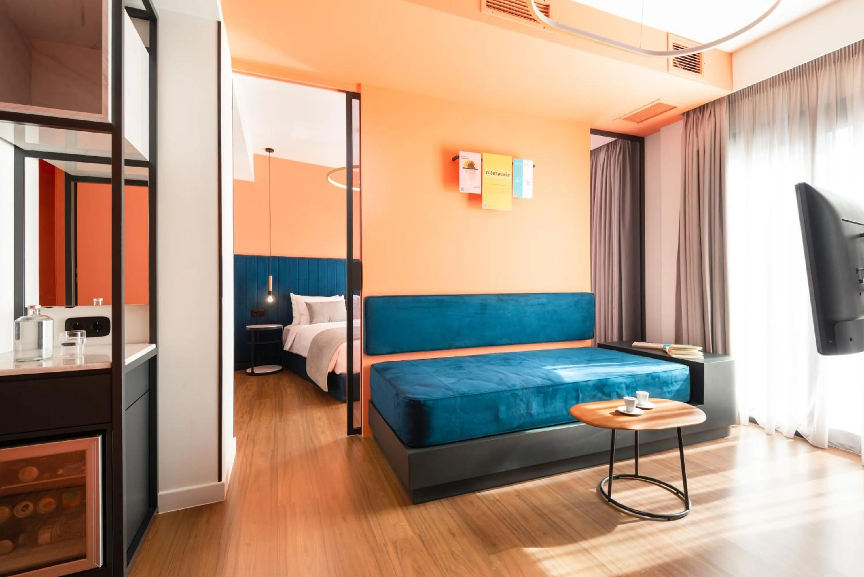 Seating area in Colors Hotel Athens