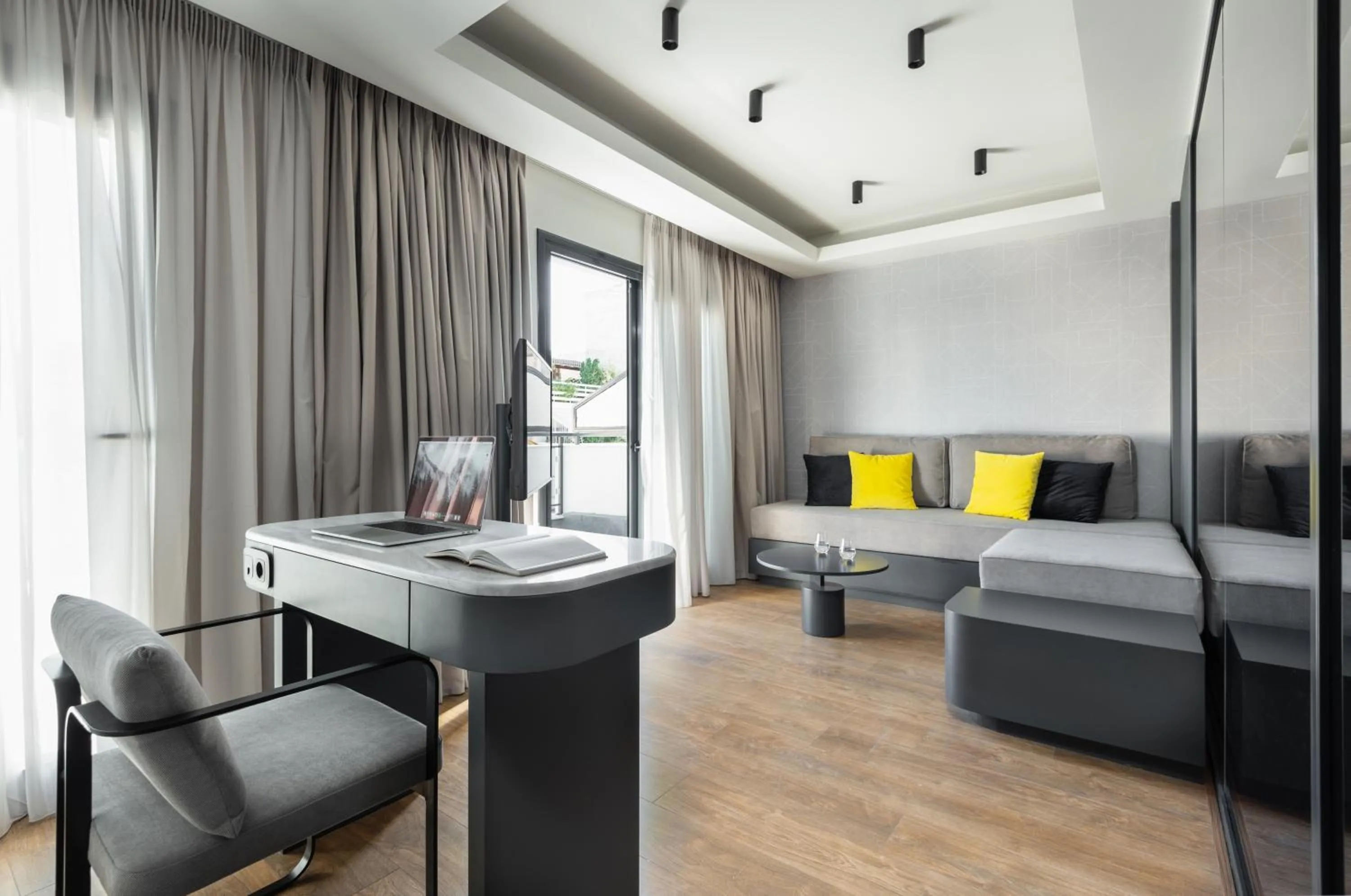 Living room in Colors Hotel Athens