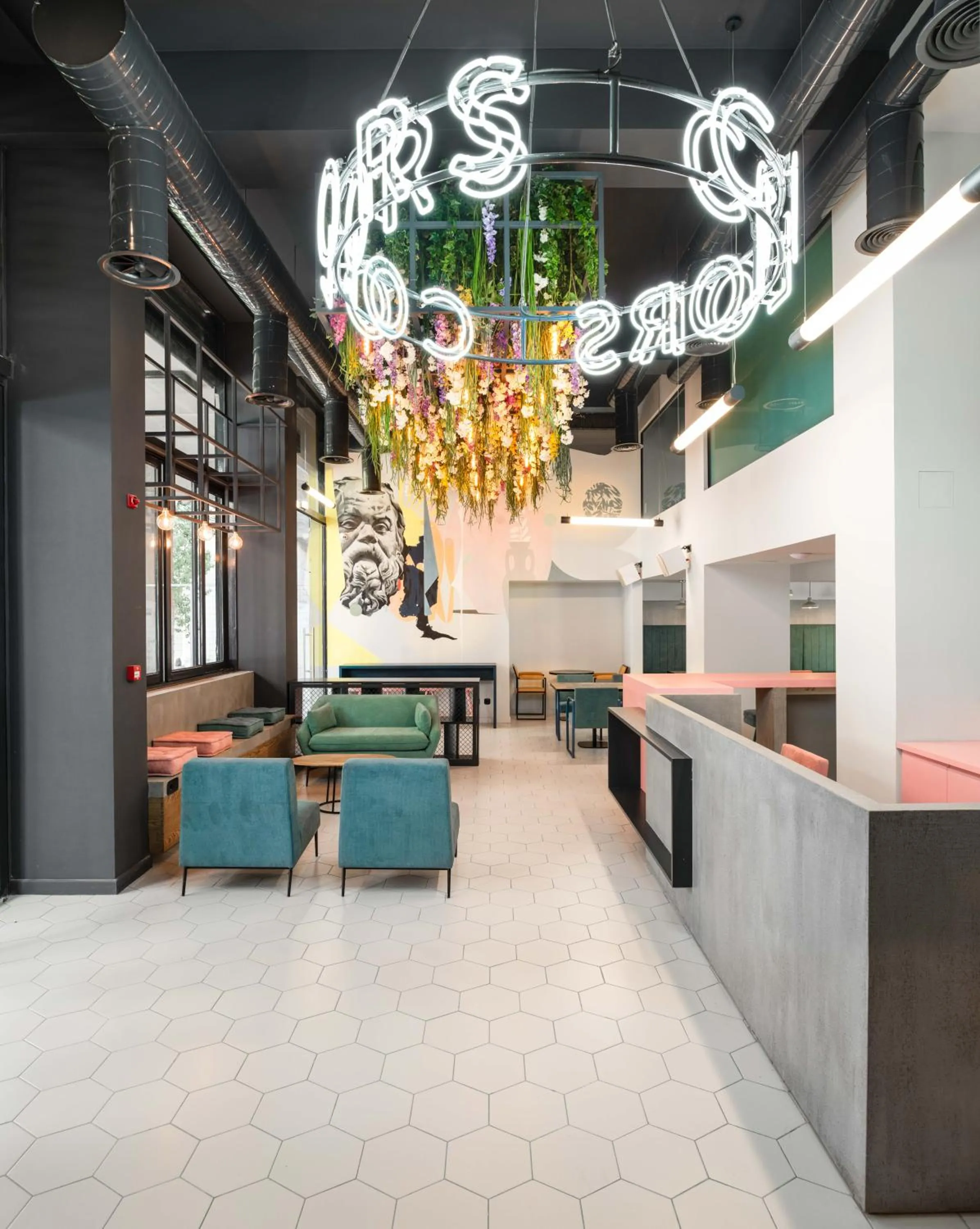 Lobby or reception in Colors Hotel Athens