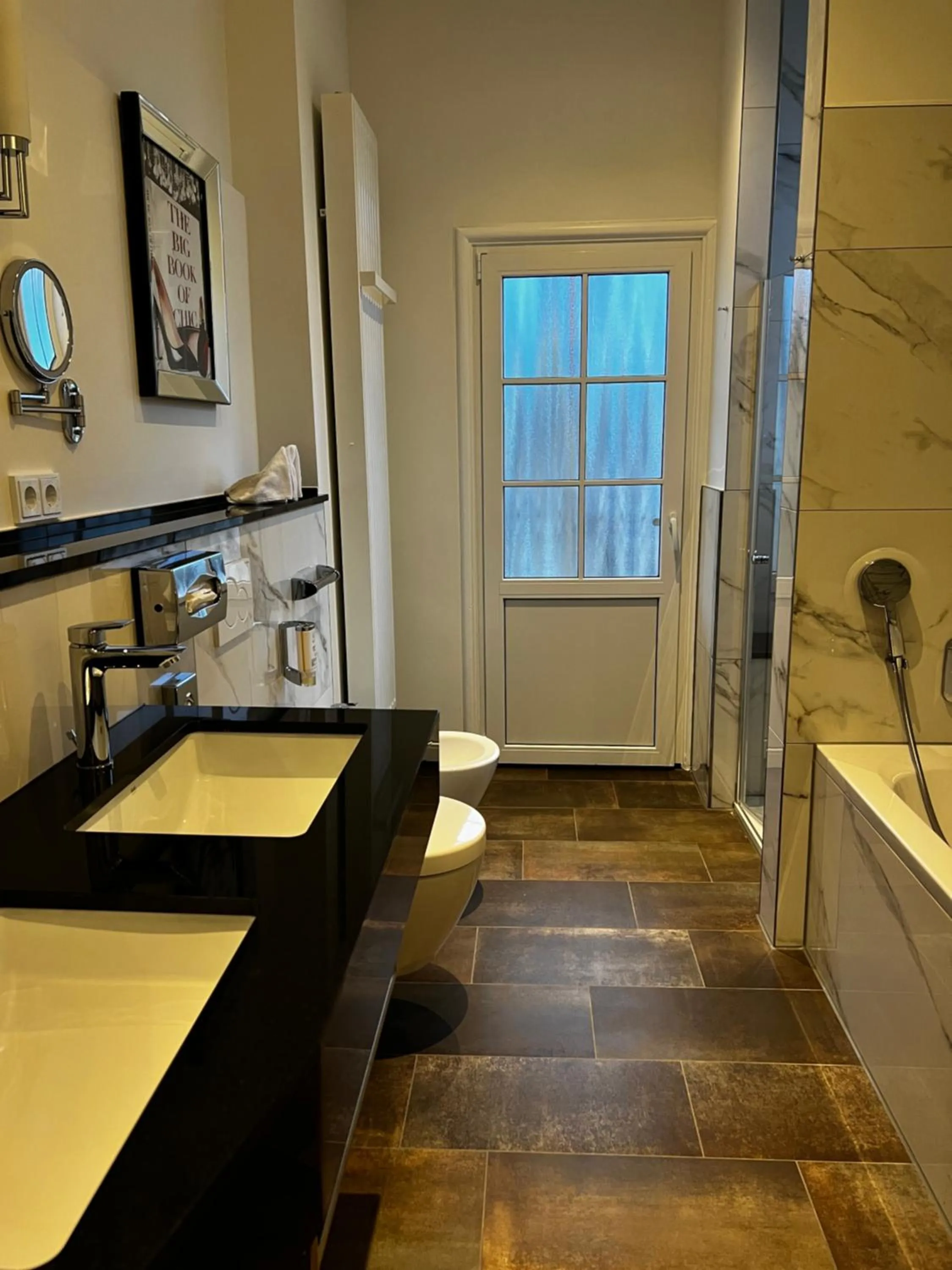 Shower in Villa Thea Hotel am Rosengarten