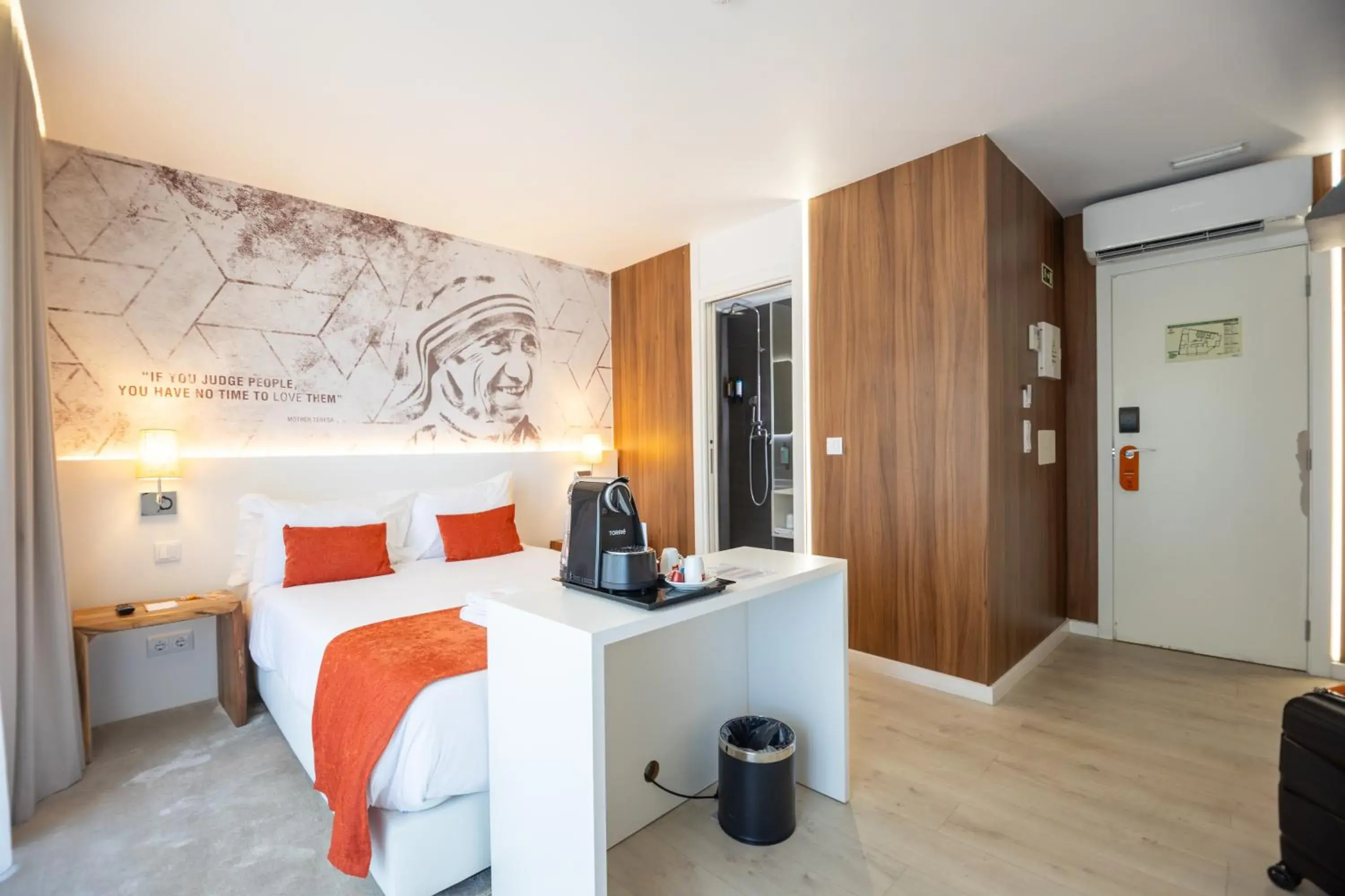 Bed in The ICONS Lisbon Hotel Bed in The ICONS Lisbon Hotel