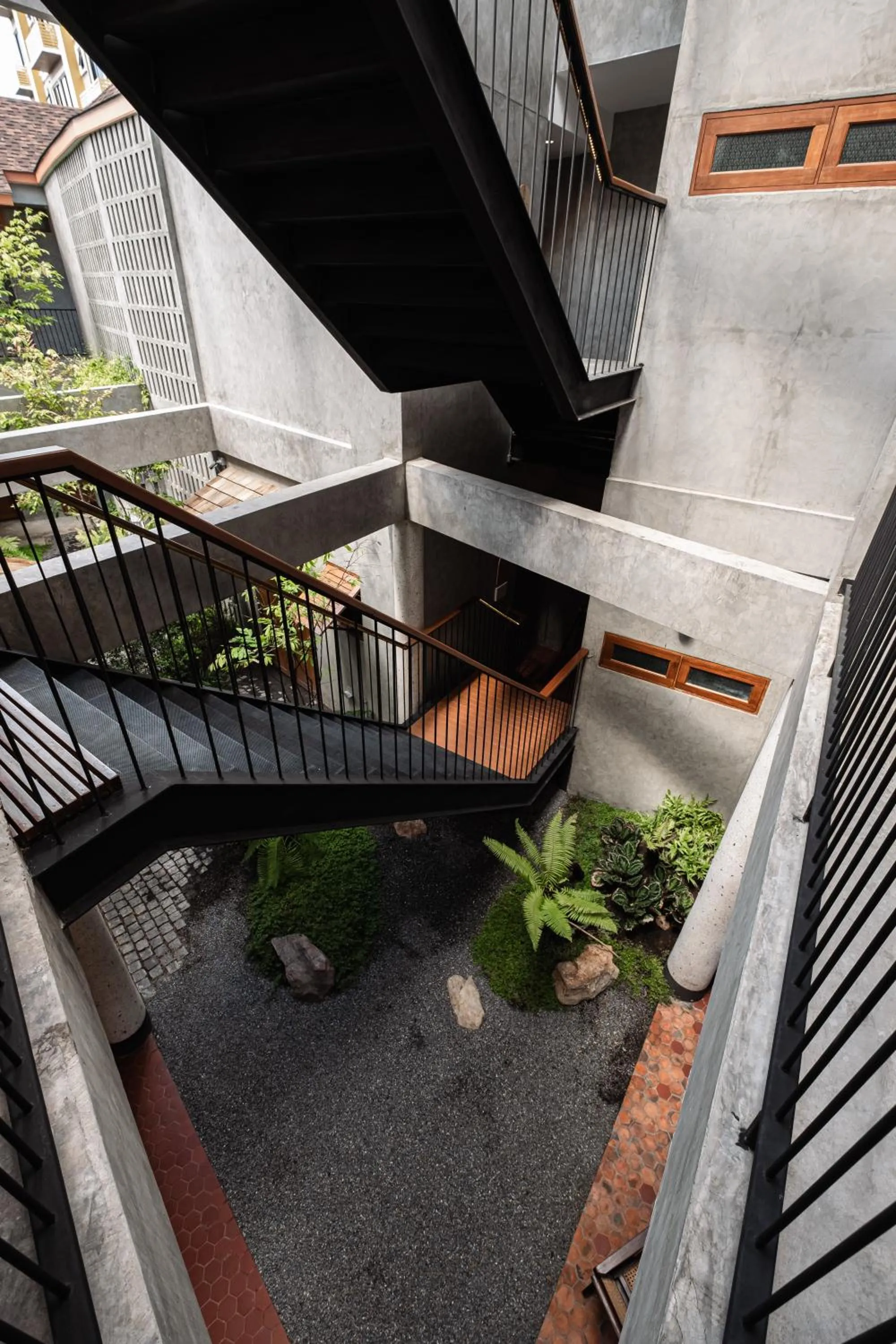 Property building in Hidden Garden Hostel