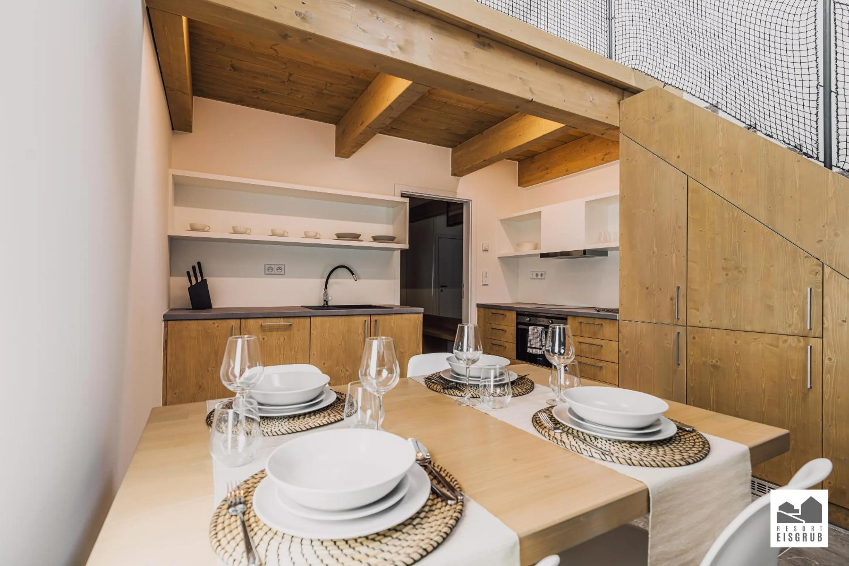 Kitchen or kitchenette in Resort Lednice - Eisgrub