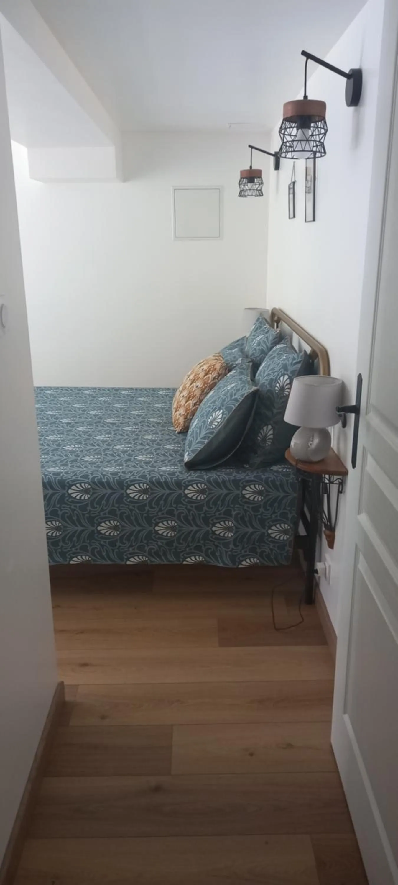 Bed in Arche de Lanoë jacuzzi