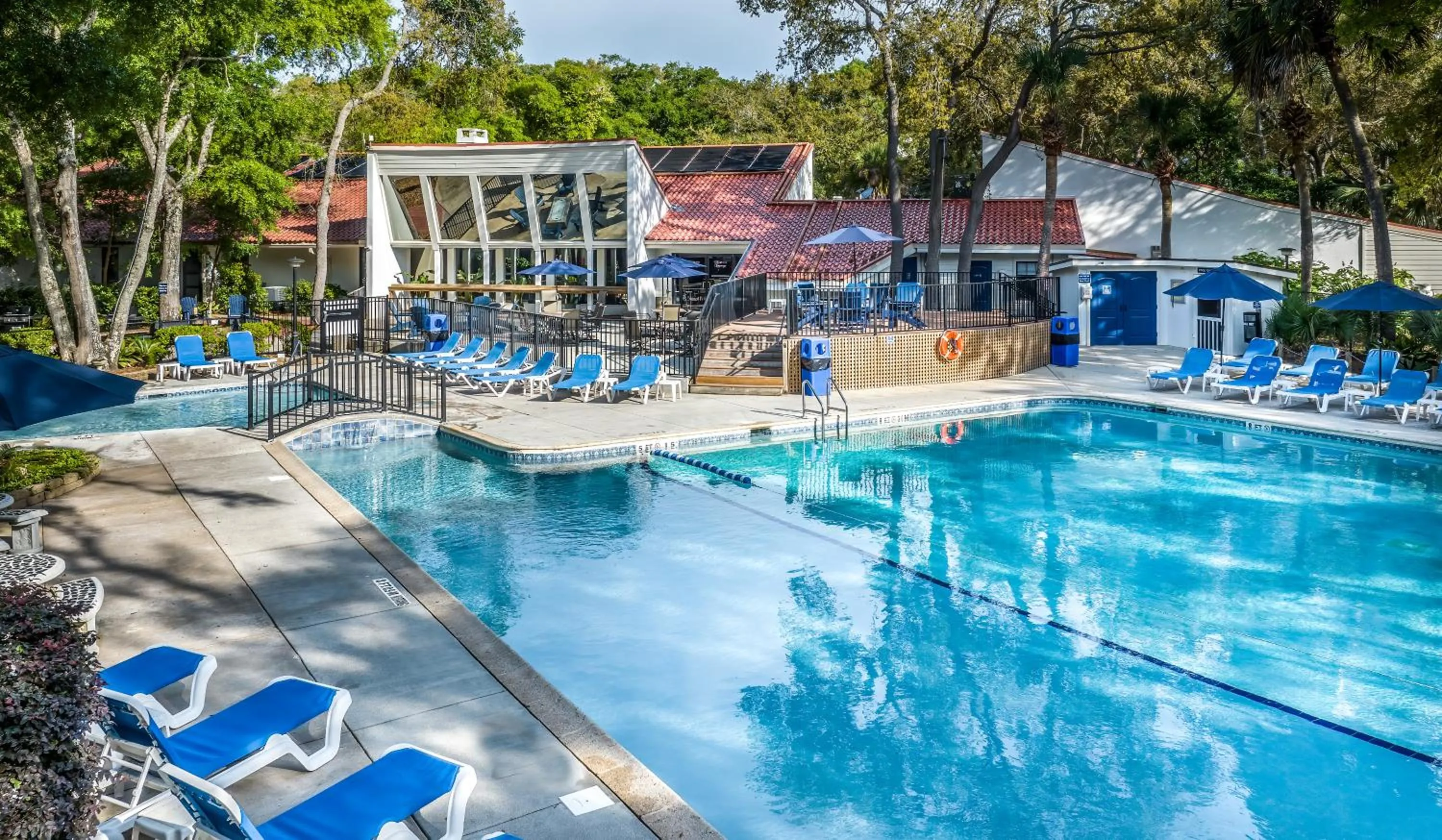 Swimming pool in Villas by the Sea Resort & Conference Center
