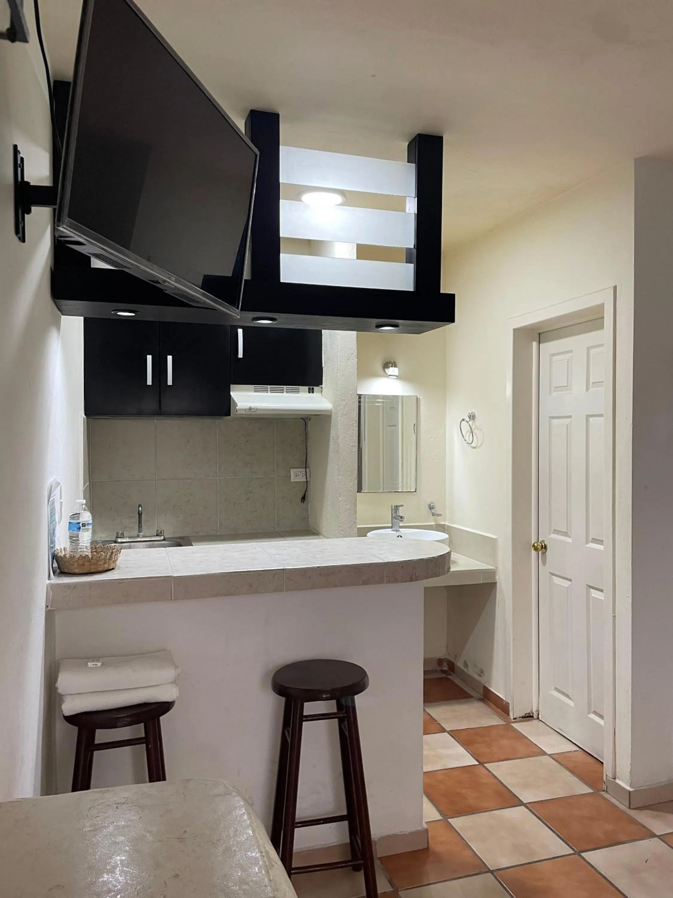 Kitchen or kitchenette in Hotel Dos Mundos, Isla Cozumel