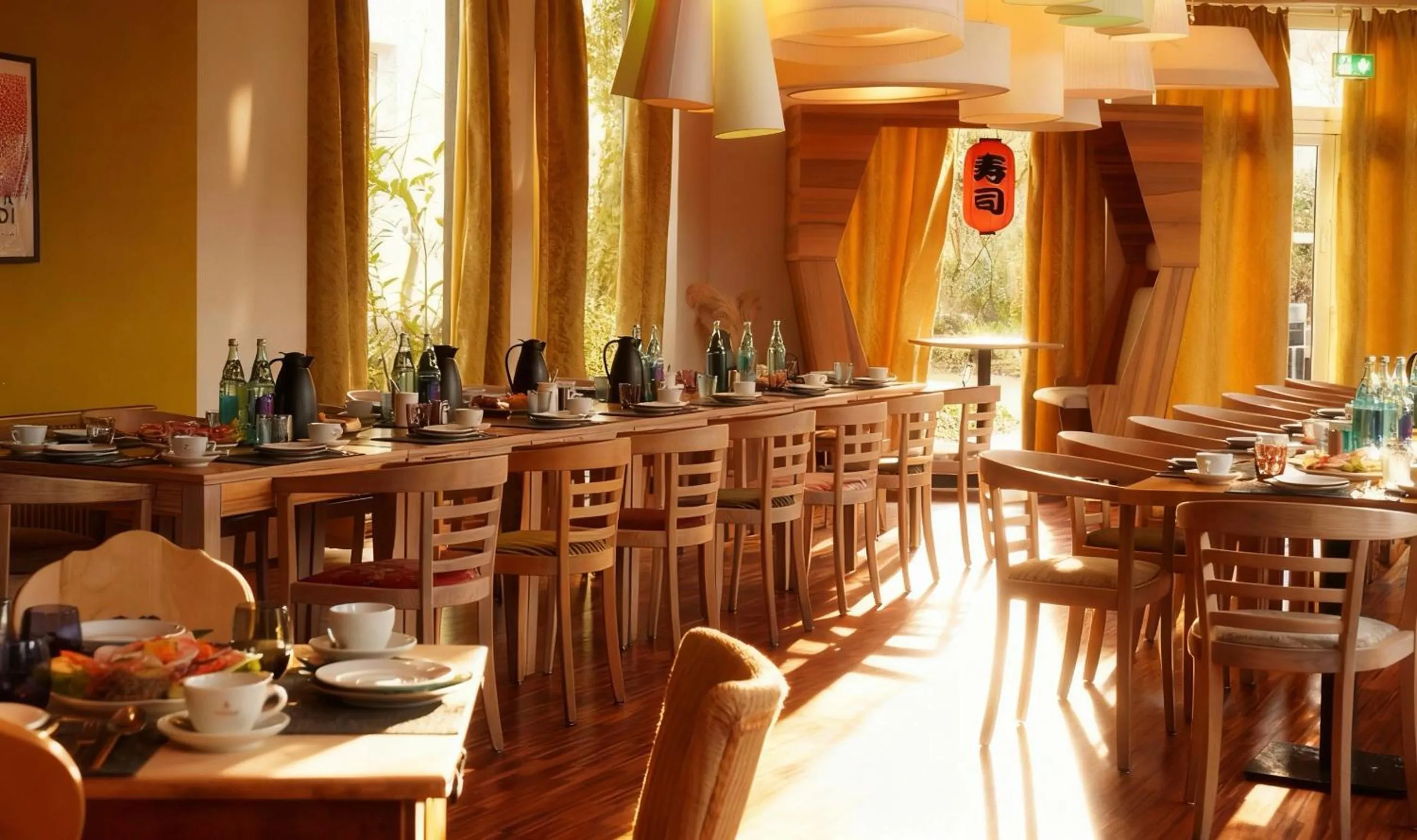 Restaurant/places to eat in Hotel Ambiente