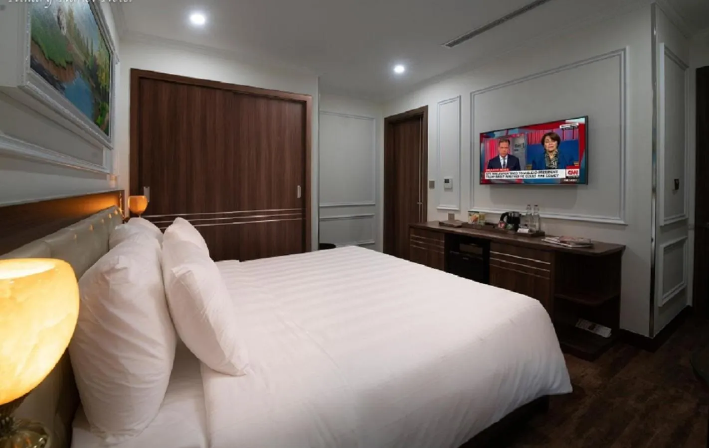 Bed in Hillary Hanoi Hotel