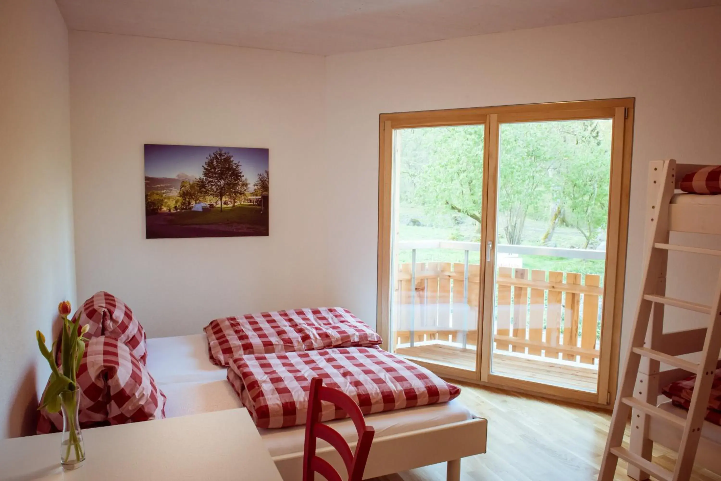 Quadruple Room with Balcony in Campingplatz Mittagsspitze Quadruple Room with Balcony in Campingplatz Mittagsspitze