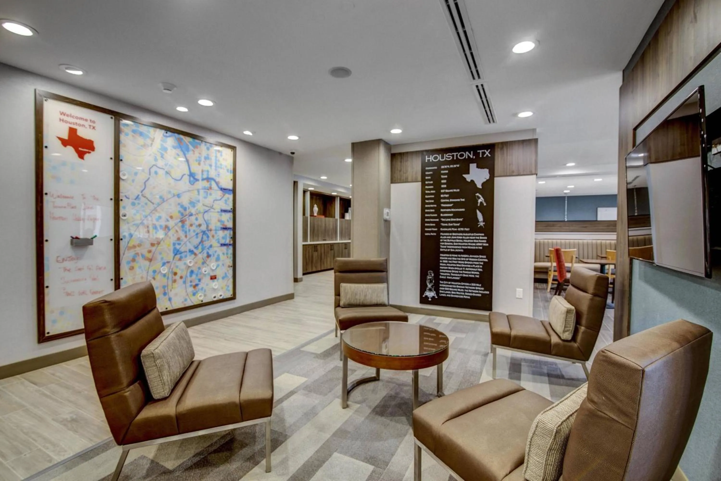Lobby or reception in TownePlace Suites by Marriott Houston Hobby Airport