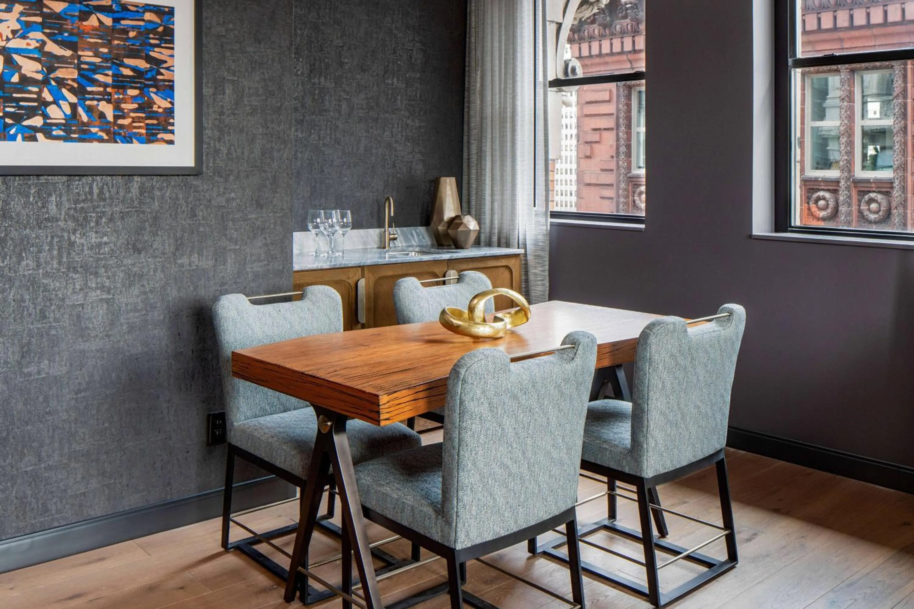 Photo of the whole room in The Industrialist Hotel, Pittsburgh, Autograph Collection