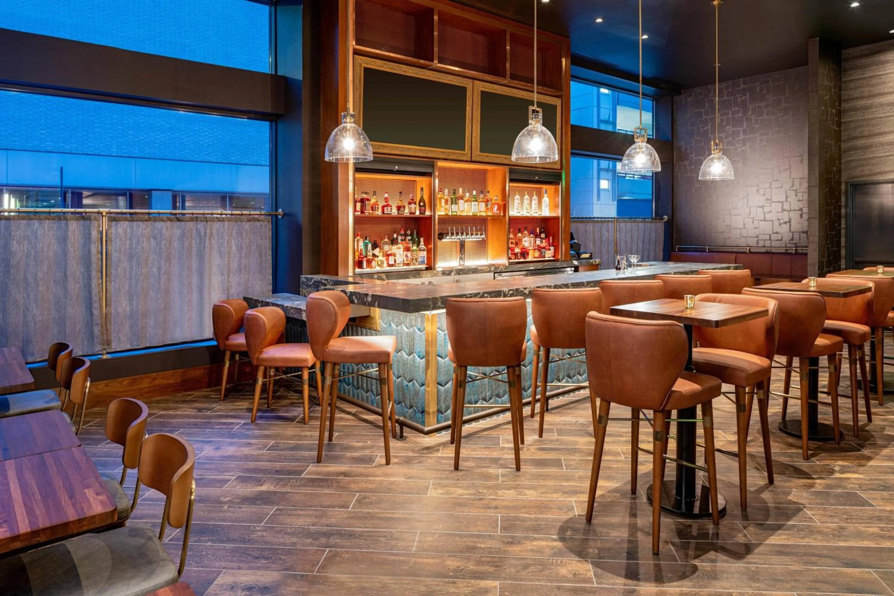 Lounge or bar in The Industrialist Hotel, Pittsburgh, Autograph Collection