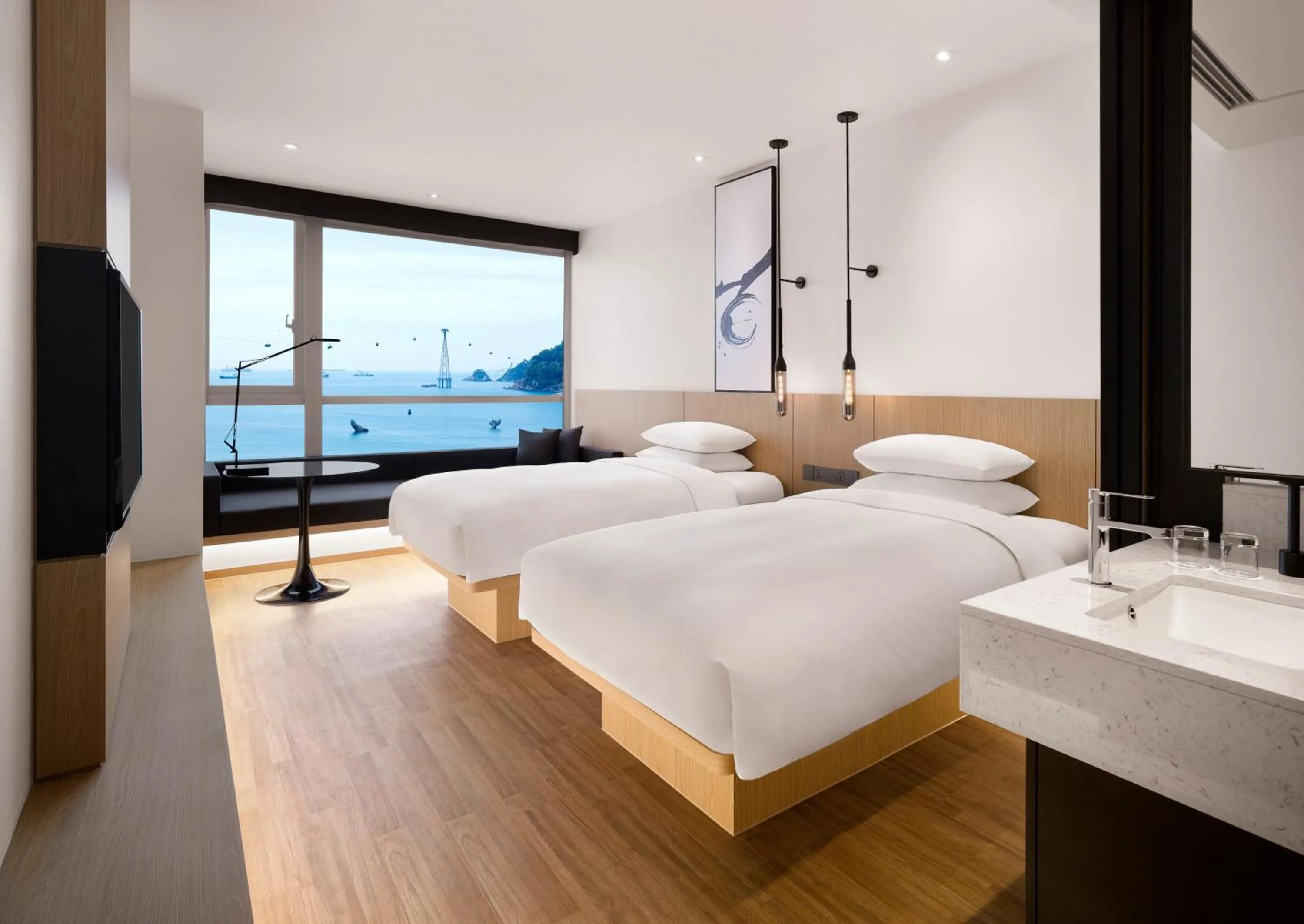 Bed in Fairfield by Marriott Busan Songdo Beach