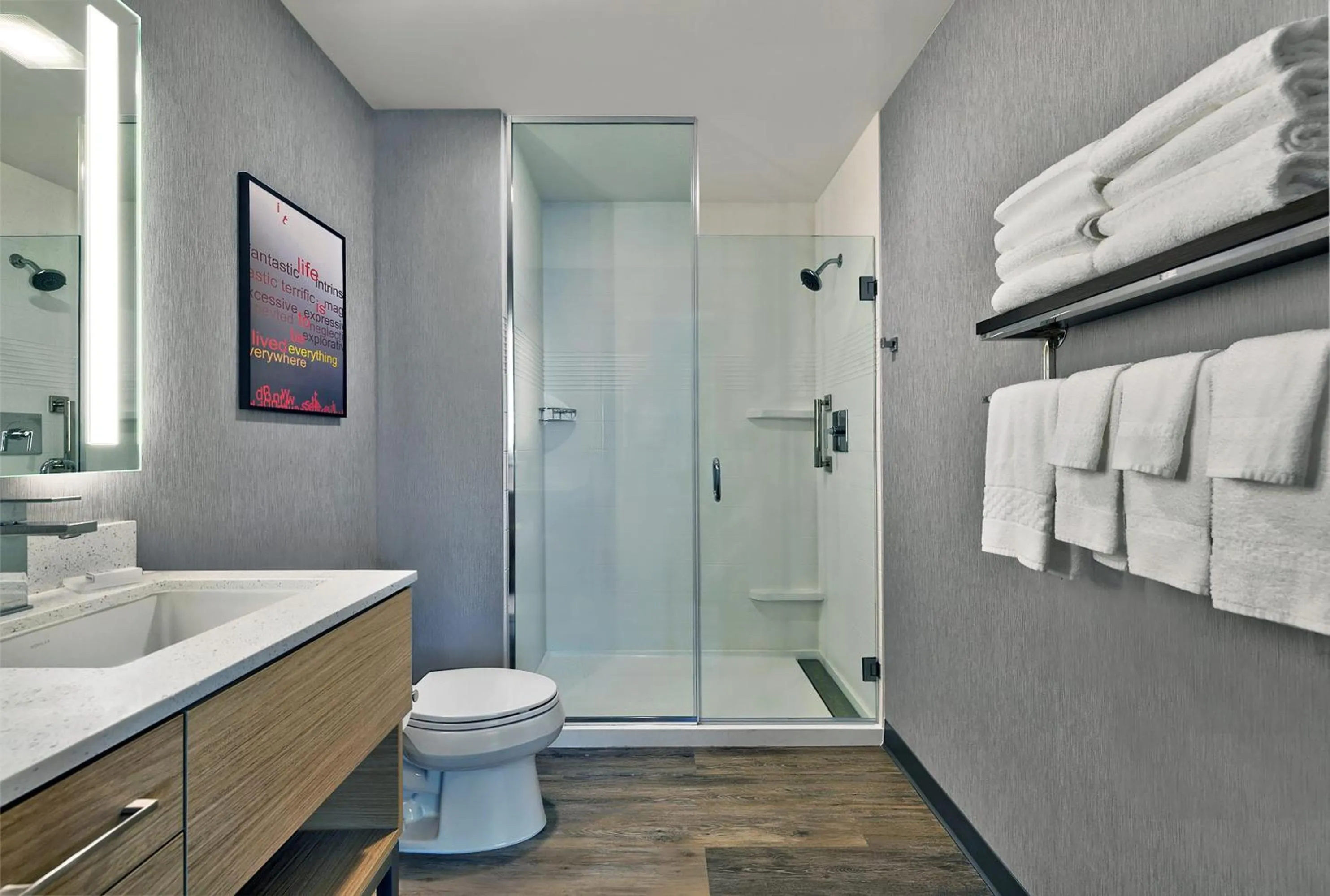 Bathroom in TownePlace Suites by Marriott Sacramento Elk Grove