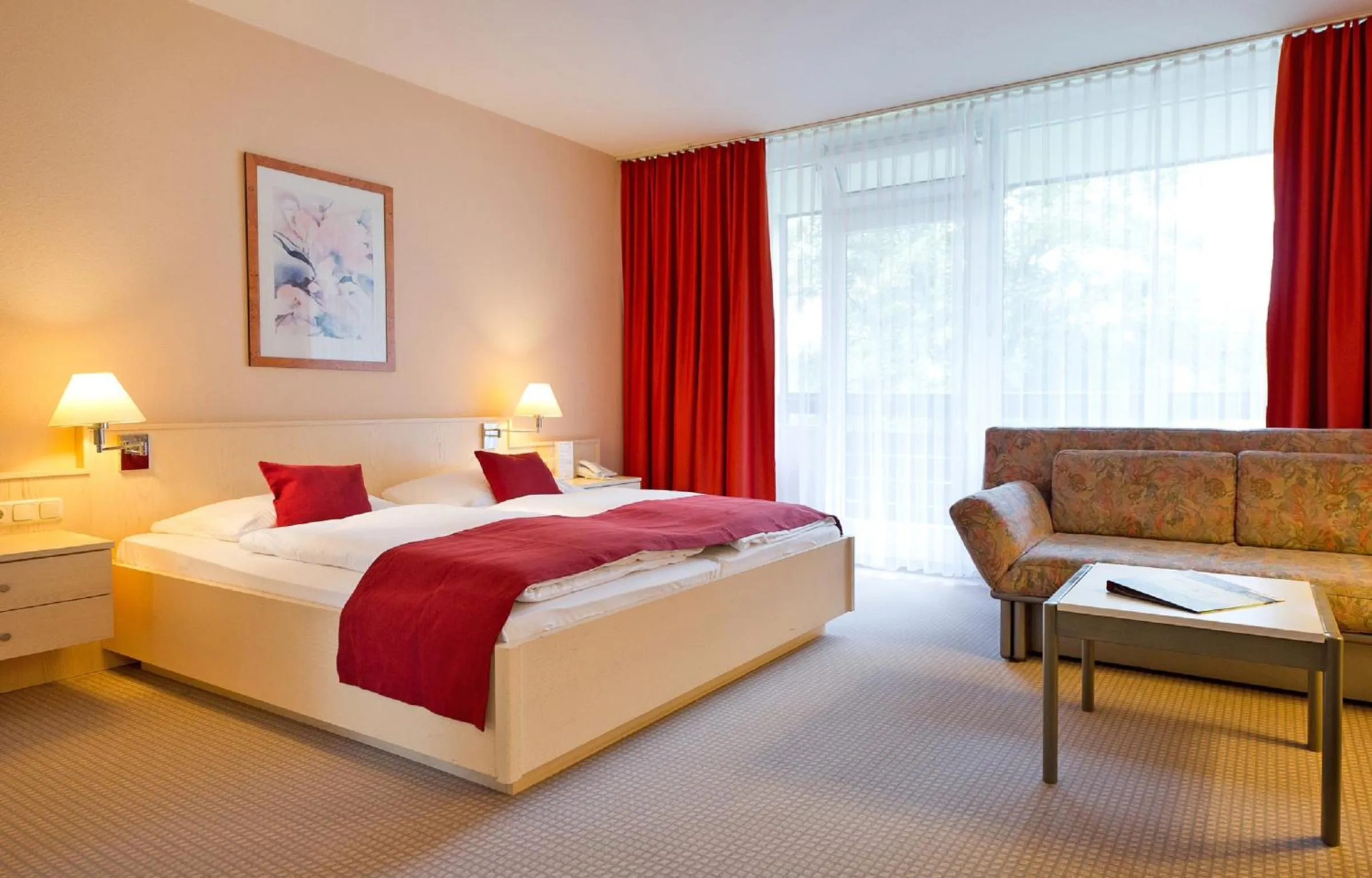 Photo of the whole room, Bed in Rhön Park Aktiv Resort