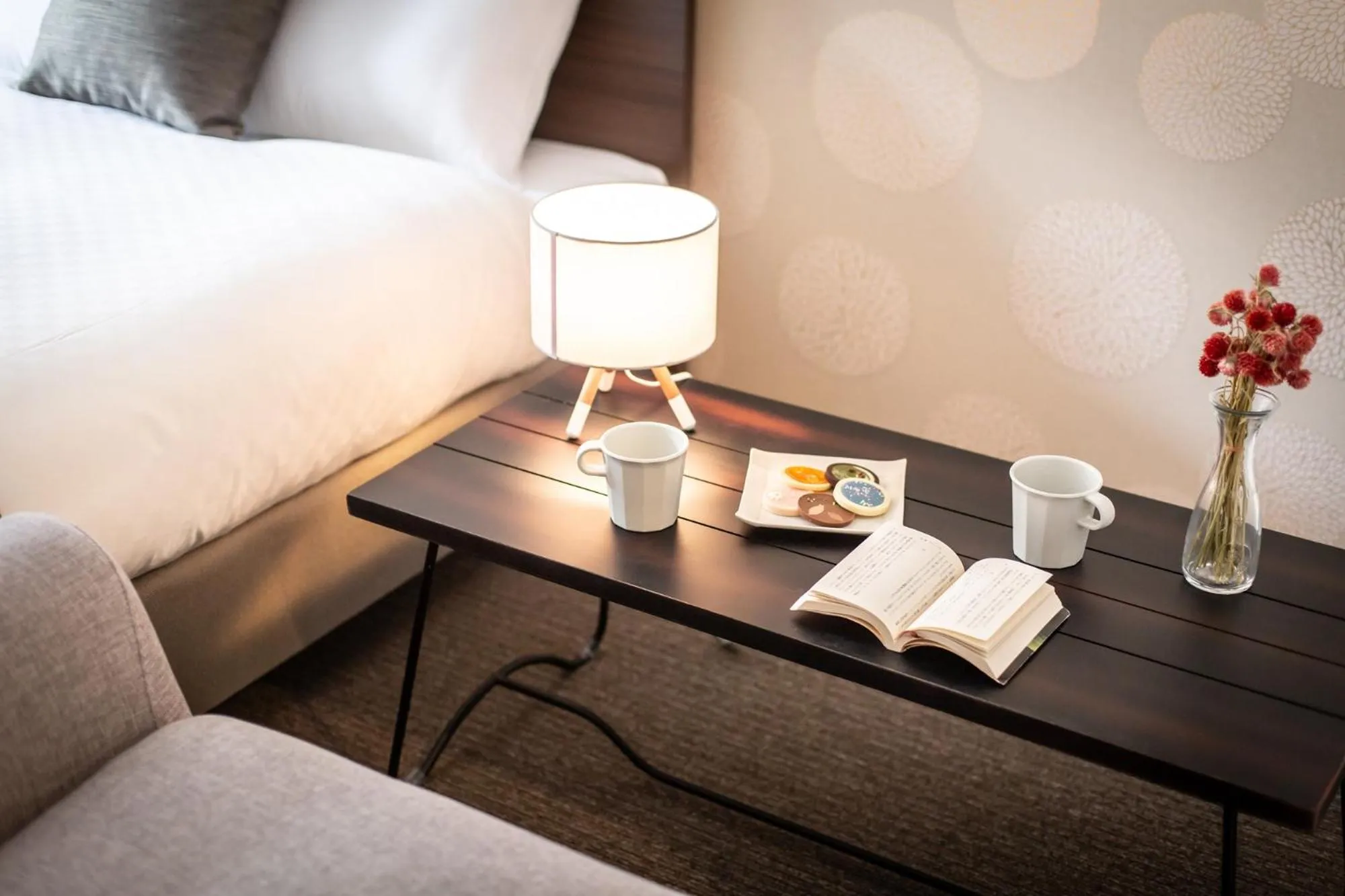 Photo of the whole room, Bed in BON Kyoto Station