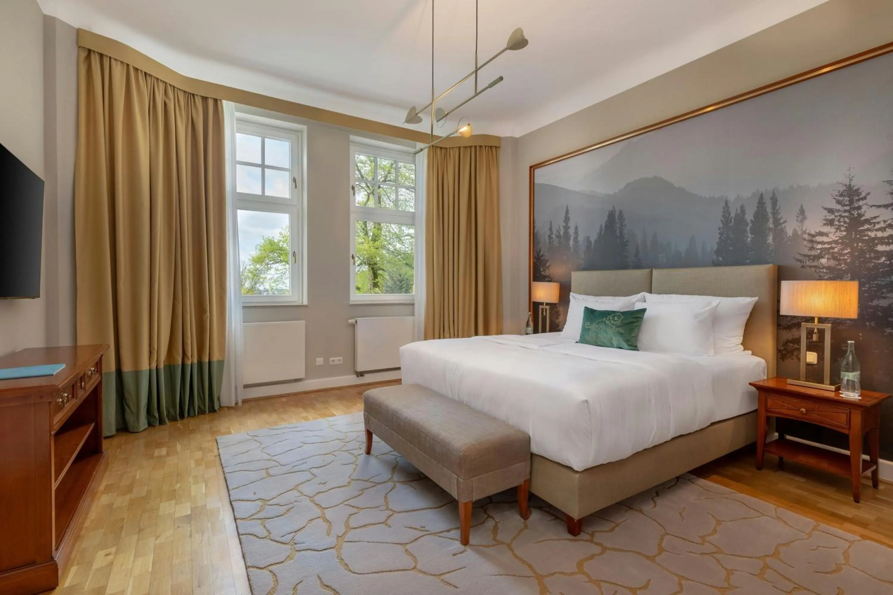 Photo of the whole room, Bed in Falkenstein Grand, Autograph Collection