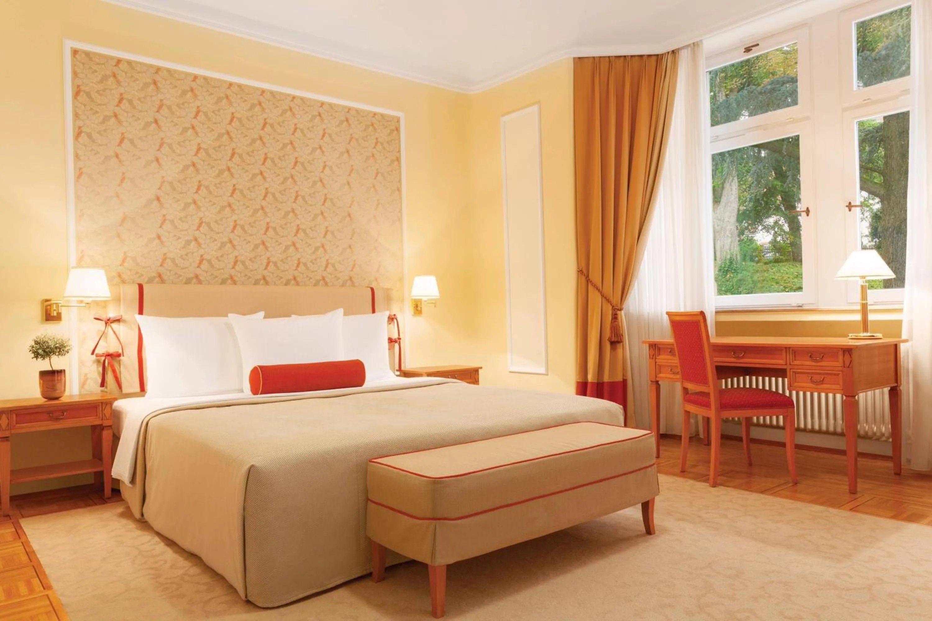 Photo of the whole room, Bed in Falkenstein Grand, Autograph Collection