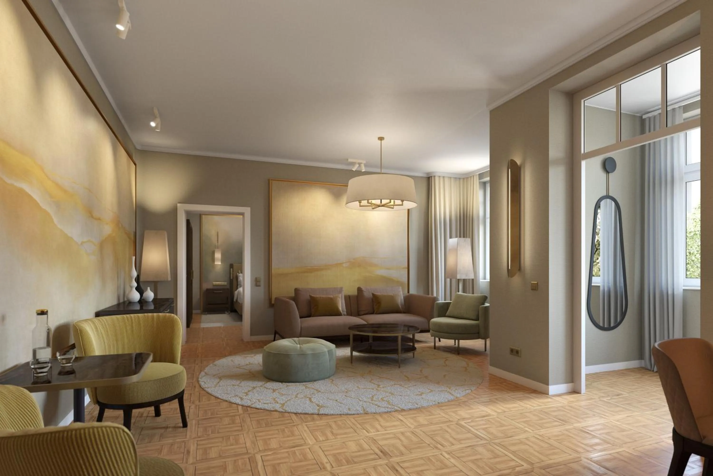 Living room in Falkenstein Grand, Autograph Collection