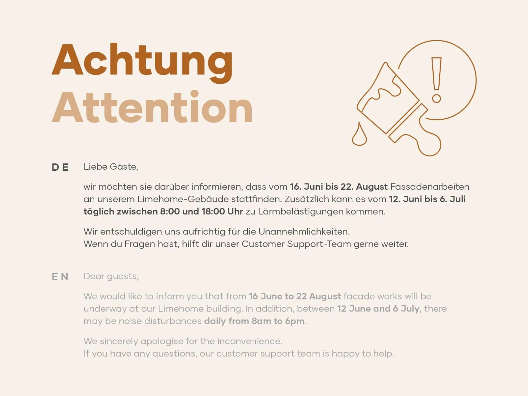 Property building in Limehome Garching bei München