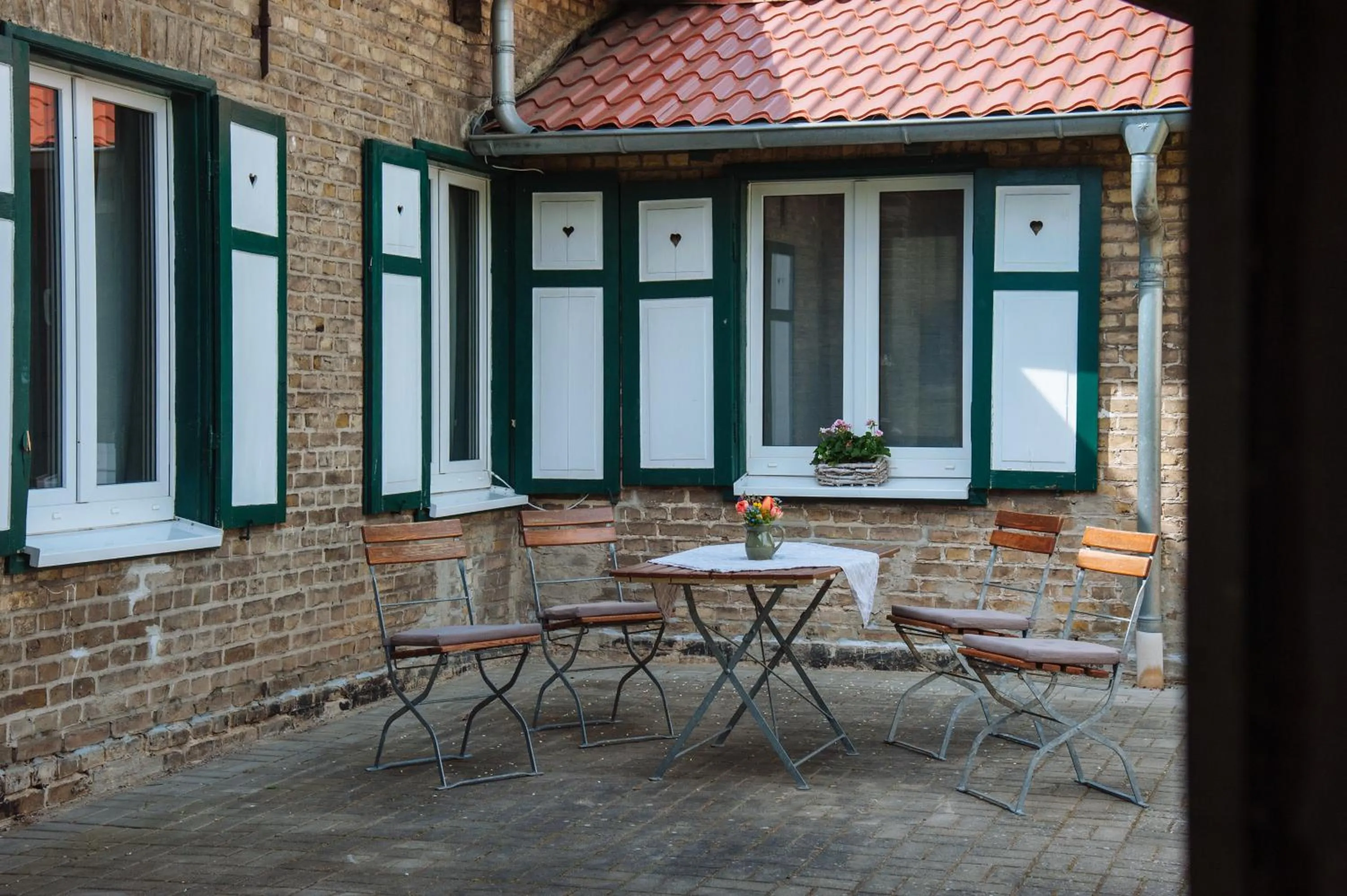 Patio in Apartmenthaus Kaiser Friedrich